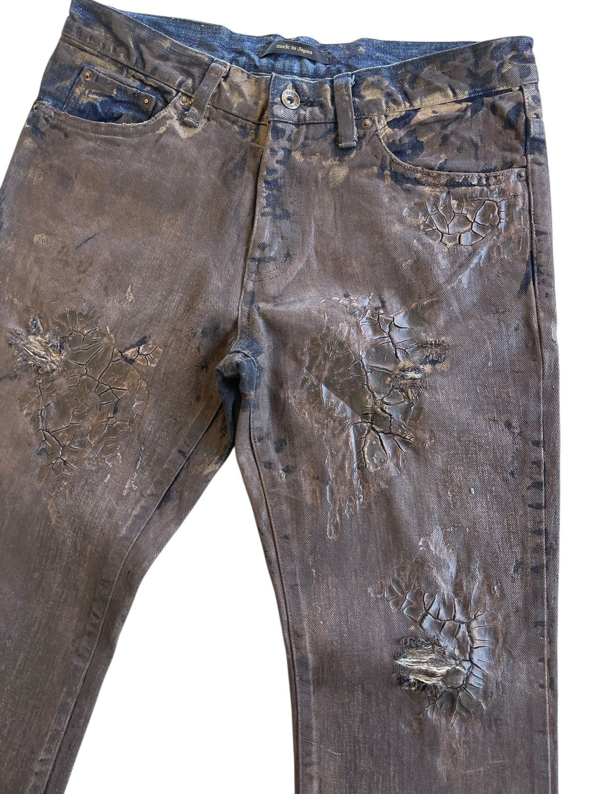 semanticdesign RARE❗️SemanticDesign Waxed Jeans Size US 33 - 1 Thumbnail