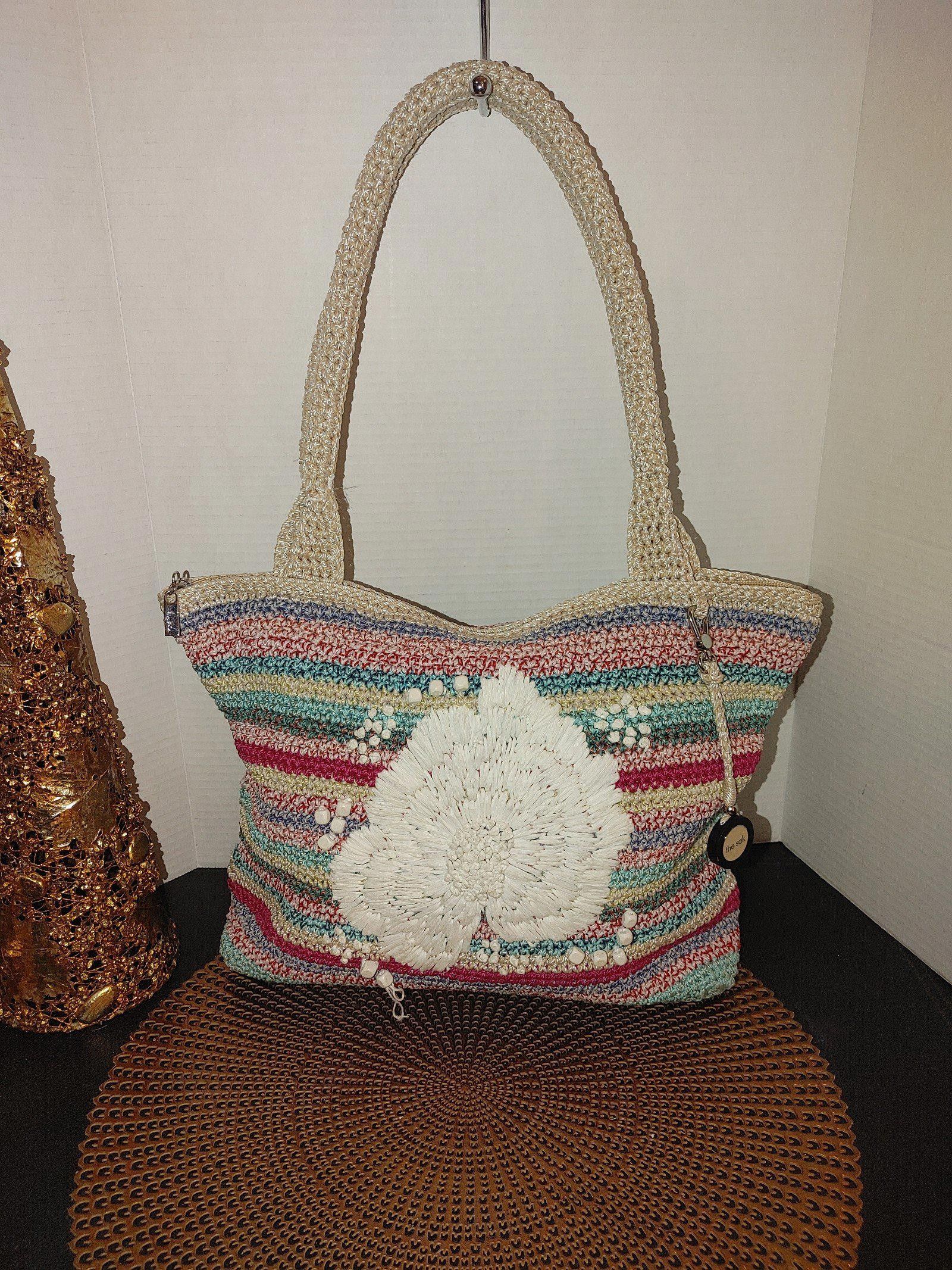 The Sak The Sak Eden Floral Crochet Shoulder Bag Size ONE SIZE - 1 Thumbnail