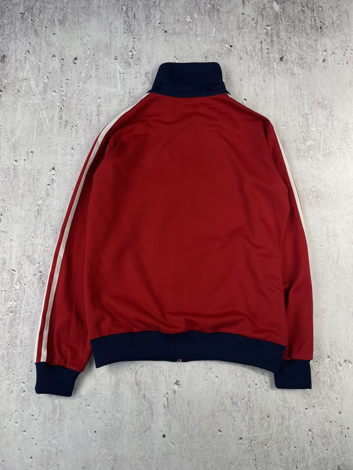Adidas × Vintage Vintage Y2K Navy Red Adidas Zip Up Size US S / EU 44-46 / 1 - 5 Thumbnail