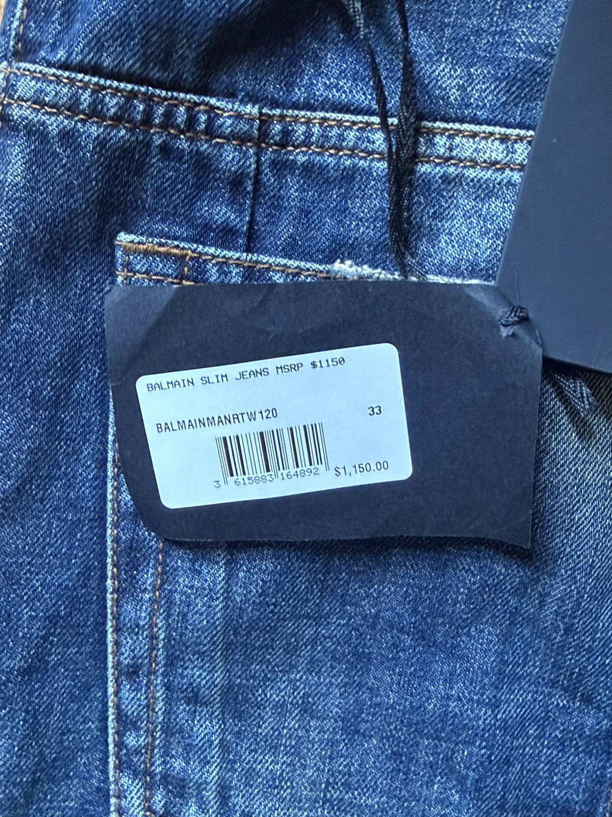 Balmain Balmain Slim Jeans Size US 33 - 5 Thumbnail