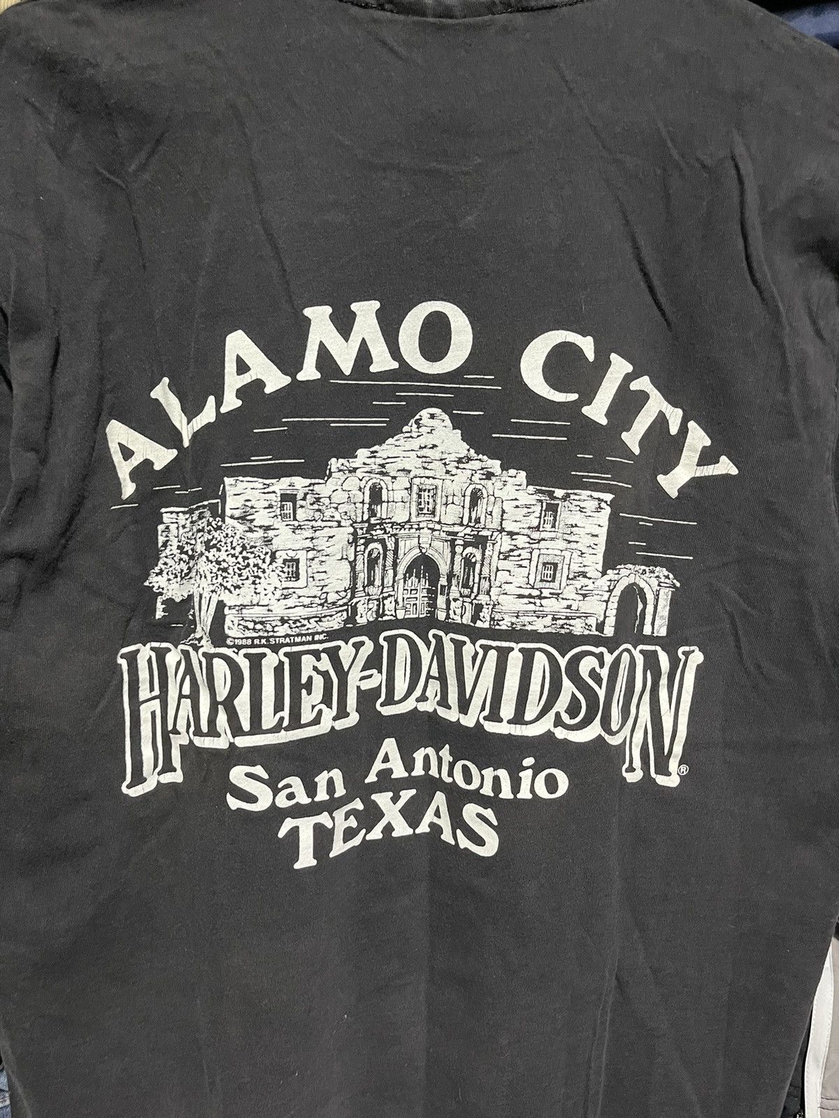 Harley Davidson × Vintage Crazy Vintage 90s Harley Davidson Eagle Biker Tee Shirt Size US M / EU 48-50 / 2 - 6 Thumbnail