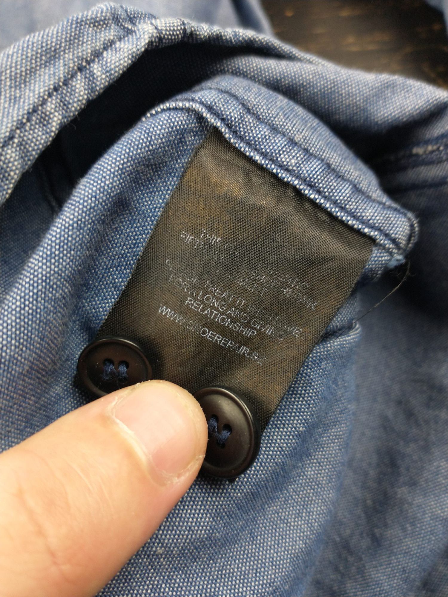 V AVE SHOE REPAIR Fifth Avenue Shoe Repair Shirt Blue Size S Size US S / EU 44-46 / 1 - 5 Thumbnail