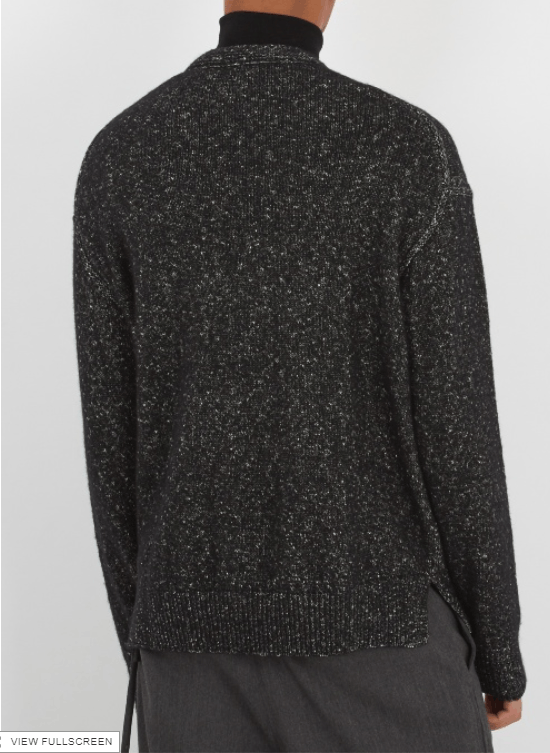 Acne Studios 50/L - $580 - Black Nevida Cardigan - Made in Italy Size US L / EU 52-54 / 3 - 4 Thumbnail