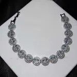 Japanese Brand Women Sparkling Zircon Smile Bracelet Size ONE SIZE - 4 Thumbnail