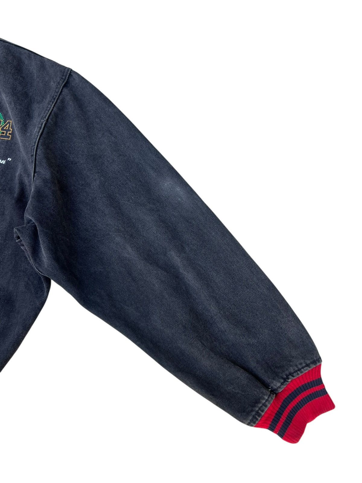 Bugle Boy 80s 90s Bugle Boy Four Play Patina Denim Jacket Bomber Size US XL / EU 56 / 4 - 11 Thumbnail