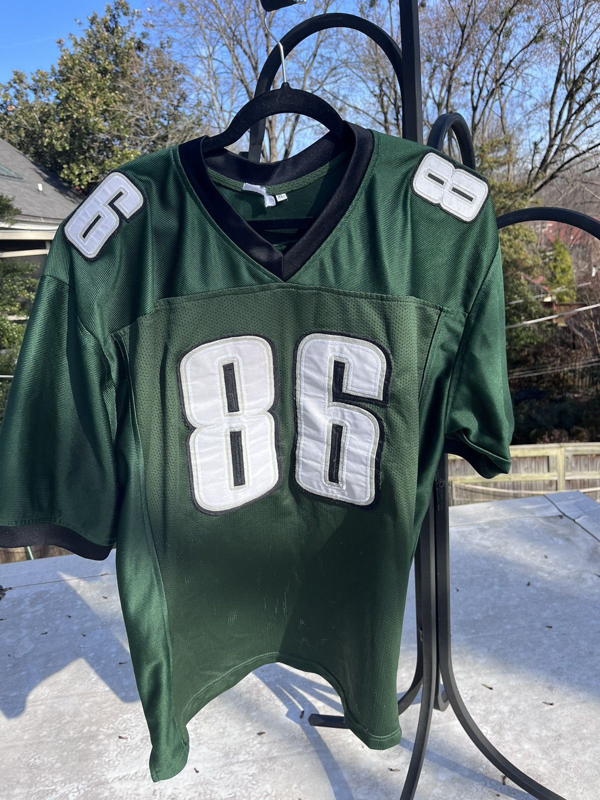 Image of Vintage Zack Ertz Philadelphia Eagles Jersey in Green, Men's (Size XL)