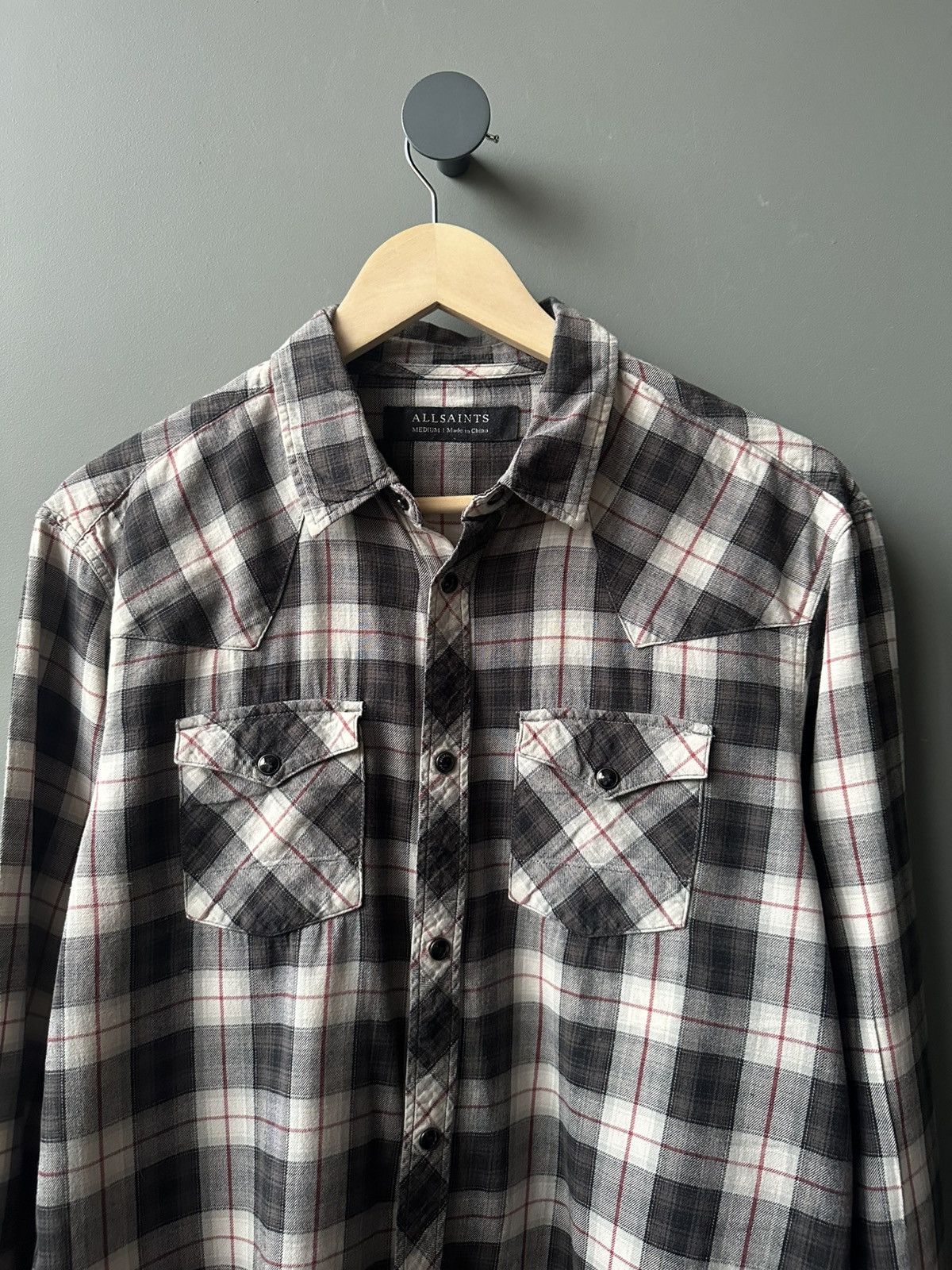 Allsaints Allsaints Western Erie LS Shirt Size M Size US M / EU 48-50 / 2 - 2 Thumbnail