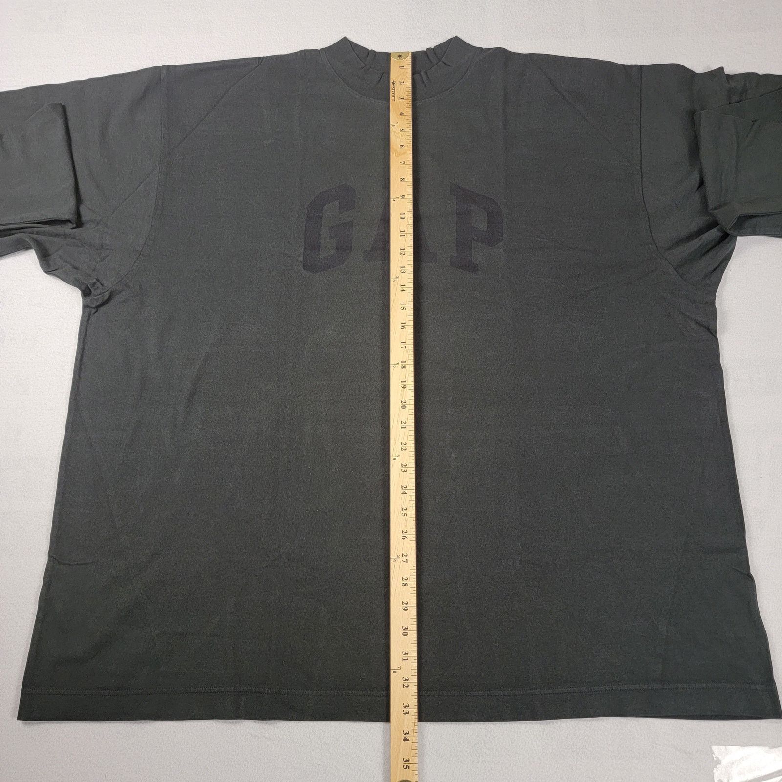 Yeezy Yeezy x GAP Dove Long Sleeve Black T-Shirt Men's XL(706-708) Size US XL / EU 56 / 4 - 6 Thumbnail