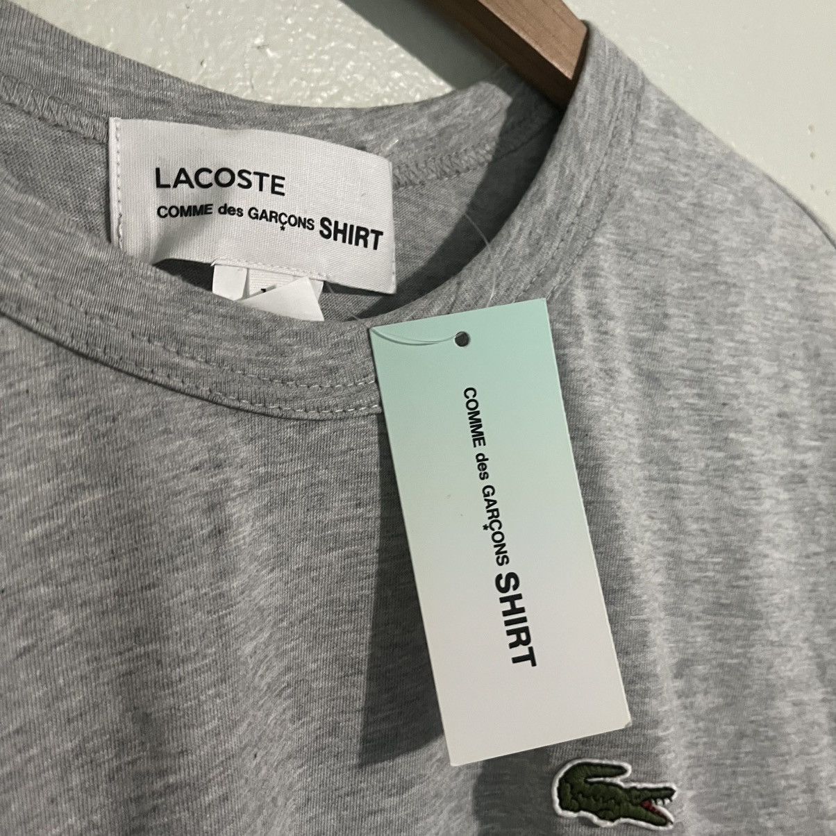 Comme des Garcons SHIRT × Lacoste Uneven Hem Tee Size US M / EU 48-50 / 2 - 6 Thumbnail