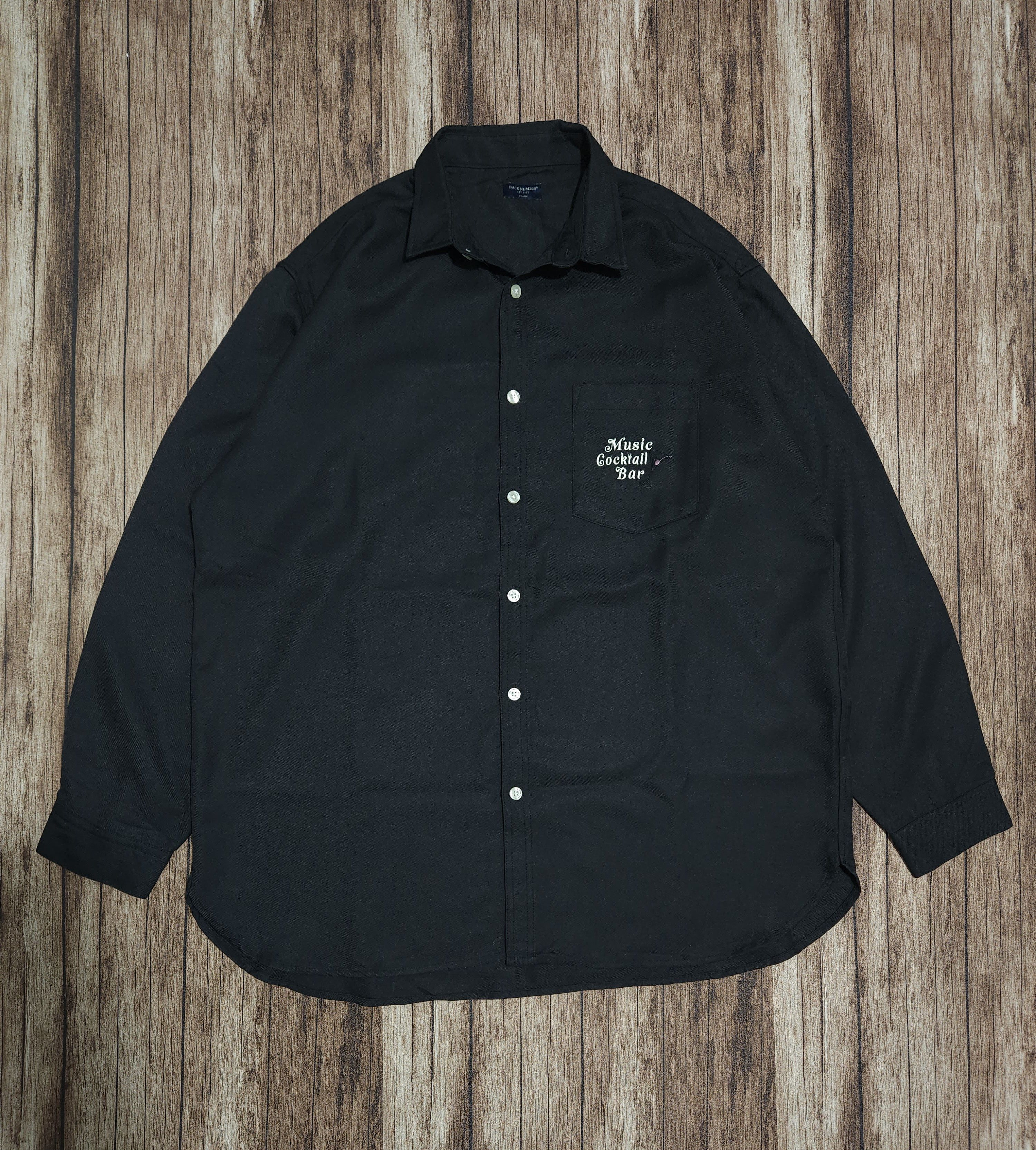 Black Label × Fashion Victim Shirt Back Number MUSIC N COCTAIL Size US XL / EU 56 / 4 - 2 Thumbnail