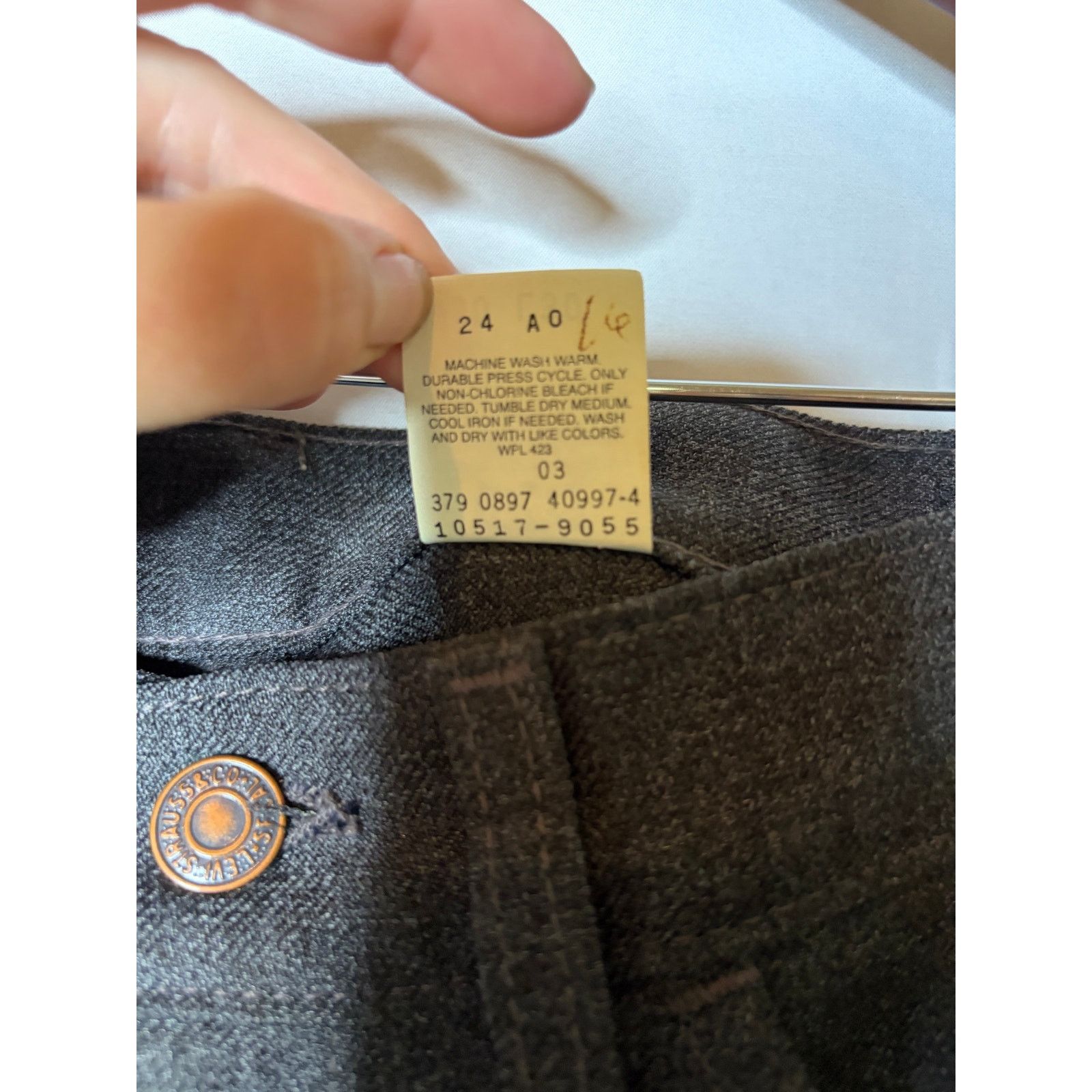 Levi's VNTG 70s Levi’s Sta-Prest Dark Grey Dress Retro Pants 30x30 Size US 30 / EU 46 - 4 Thumbnail