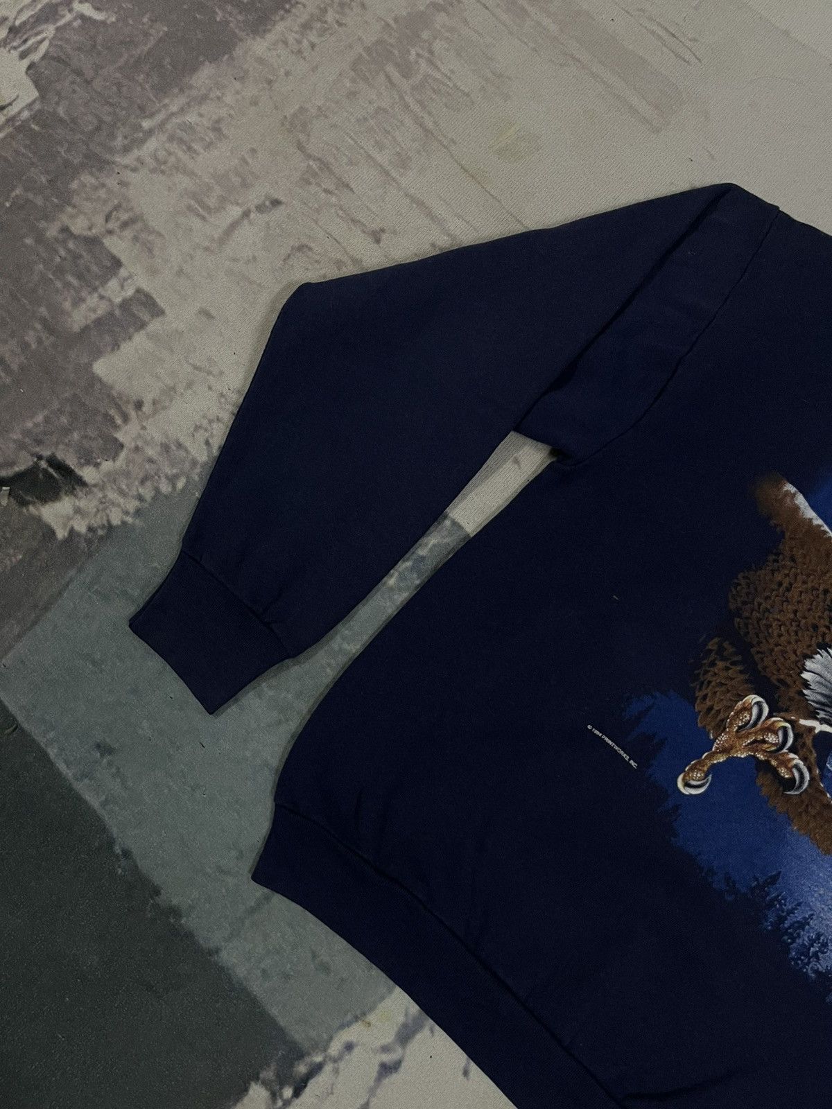 Vintage VINTAGE 1994 EAGLE SWEATSHIRT AMERICAN CASUAL STYLE Size US XL / EU 56 / 4 - 4 Thumbnail