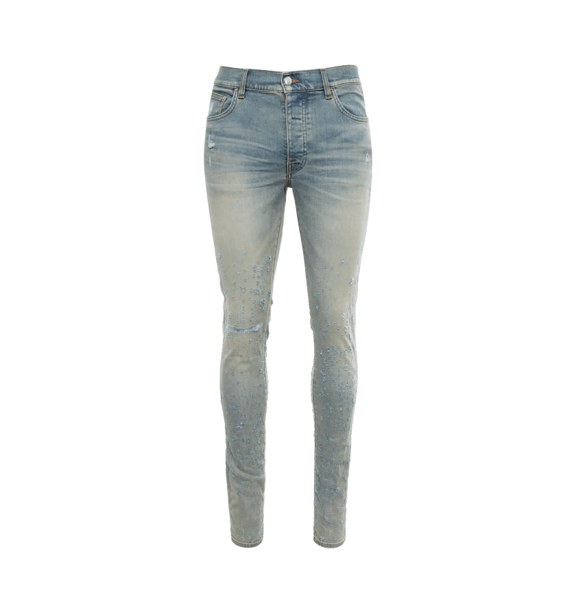 Amiri o1h1sh10525 Shotgun Skinny Jean in Blue Size US 38 / EU 54 - 1 Thumbnail