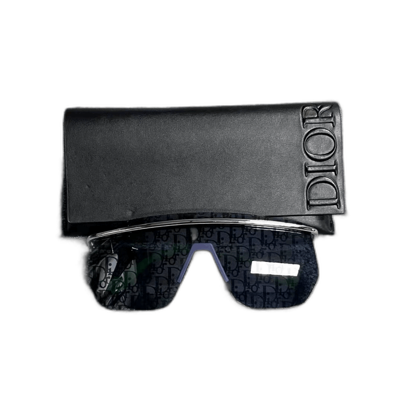 Dior Dior Dior Blue Logo Sunglasses with Irregular Frame-2507 Size ONE SIZE - 1 Thumbnail