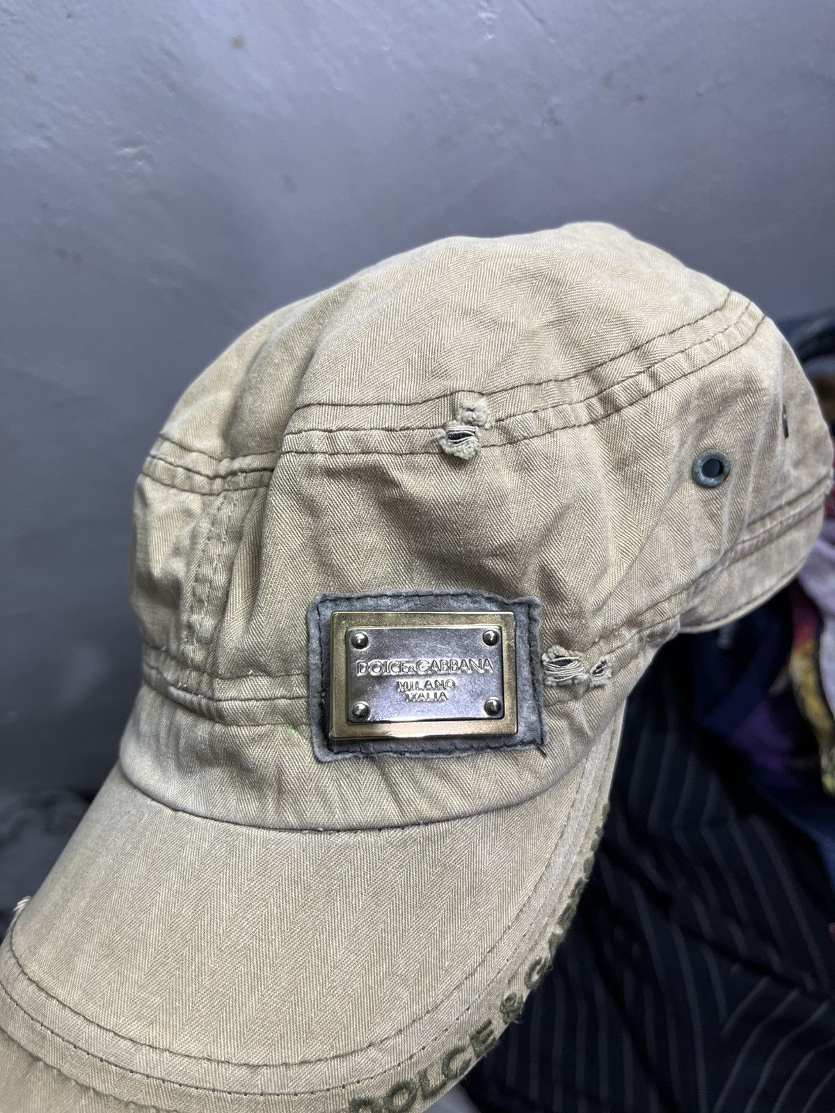 Dolce & Gabbana Vintage dolce & gabbana distressed commando hat Size ONE SIZE - 4 Thumbnail