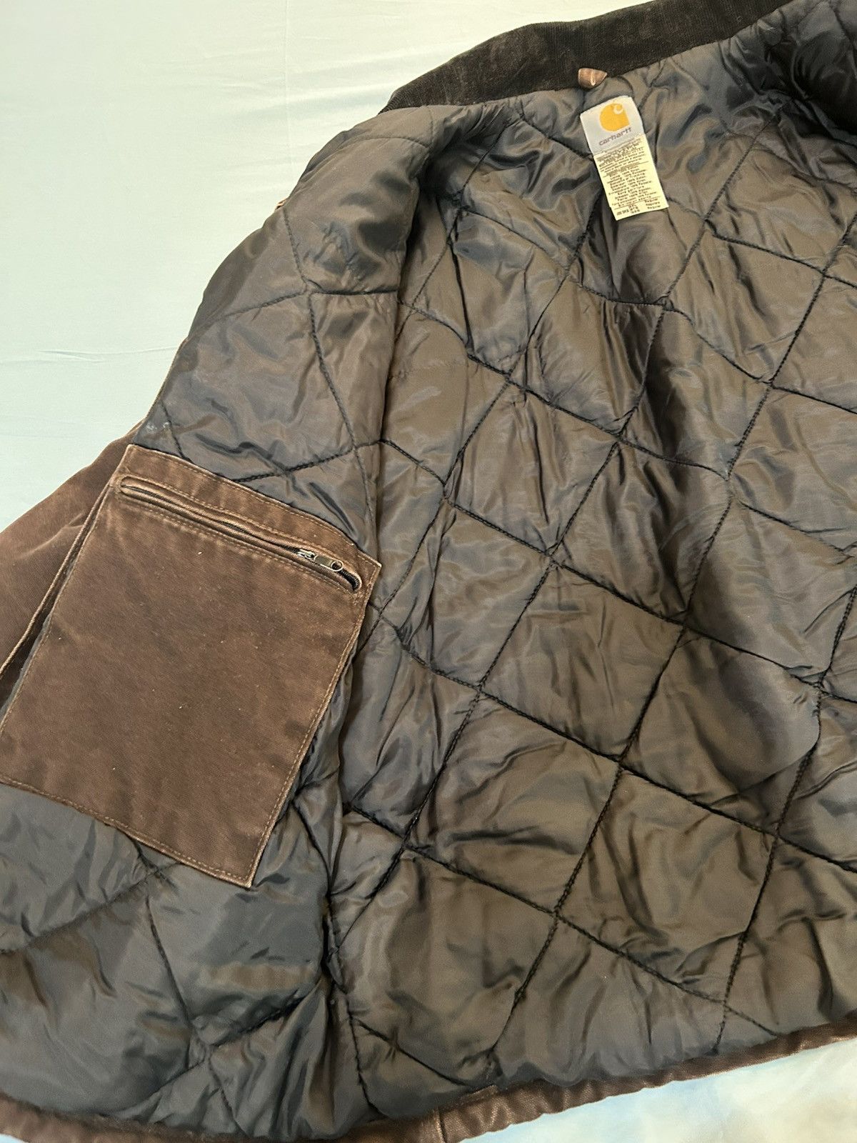 Carhartt Vintage 90s Carhartt J22 brown jacket 2xl Size US XXL / EU 58 / 5 - 7 Thumbnail