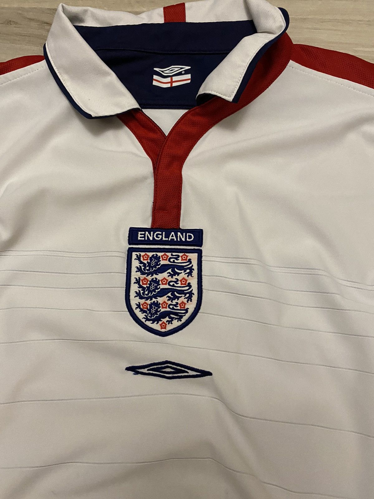 Umbro × Vintage Football England Jersey Size US XXL / EU 58 / 5 - 3 Thumbnail
