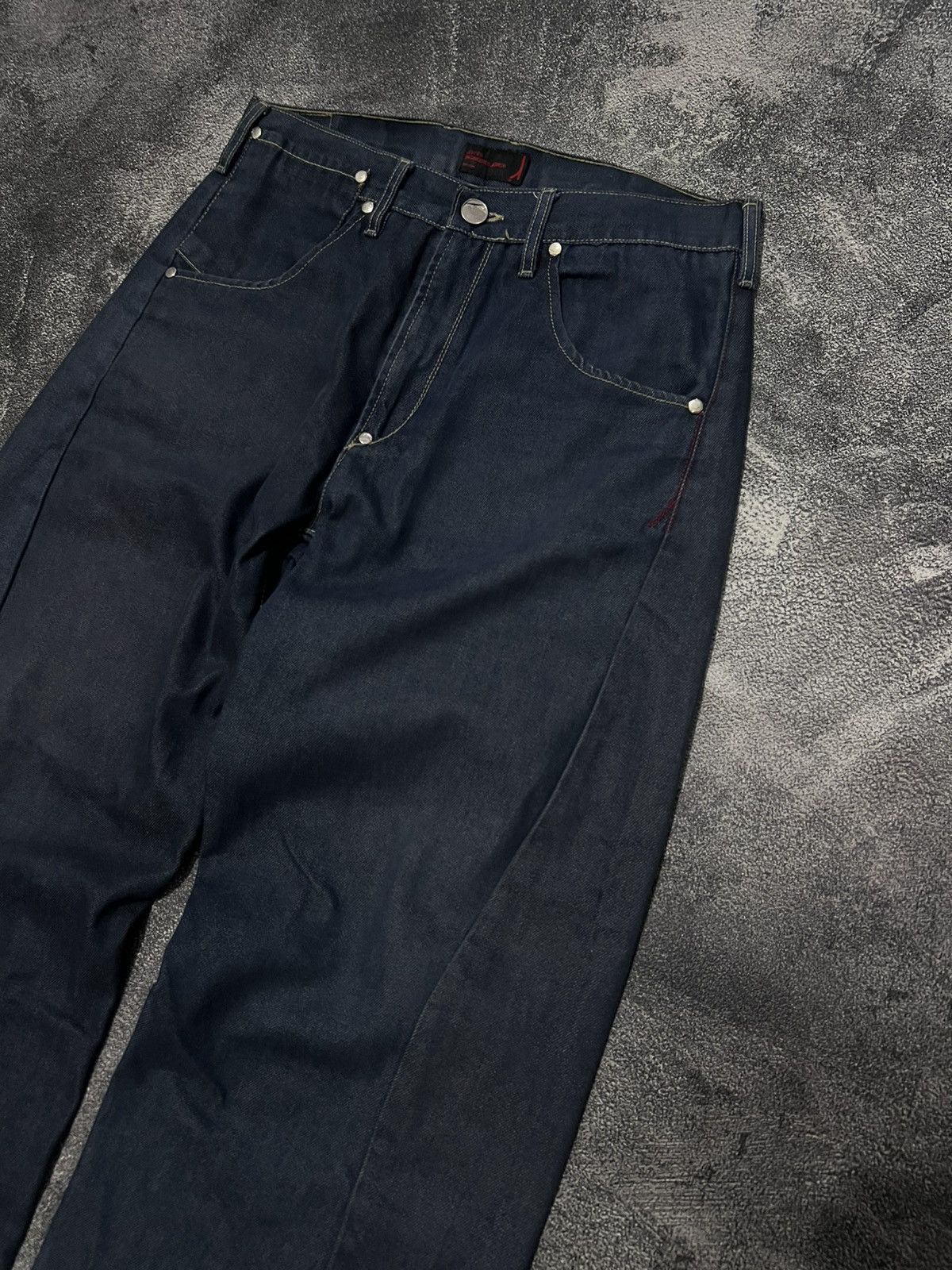 Levi's Vintage Clothing Levis Engineered Buckle Back Twisted Jeans Size US 31 - 6 Thumbnail