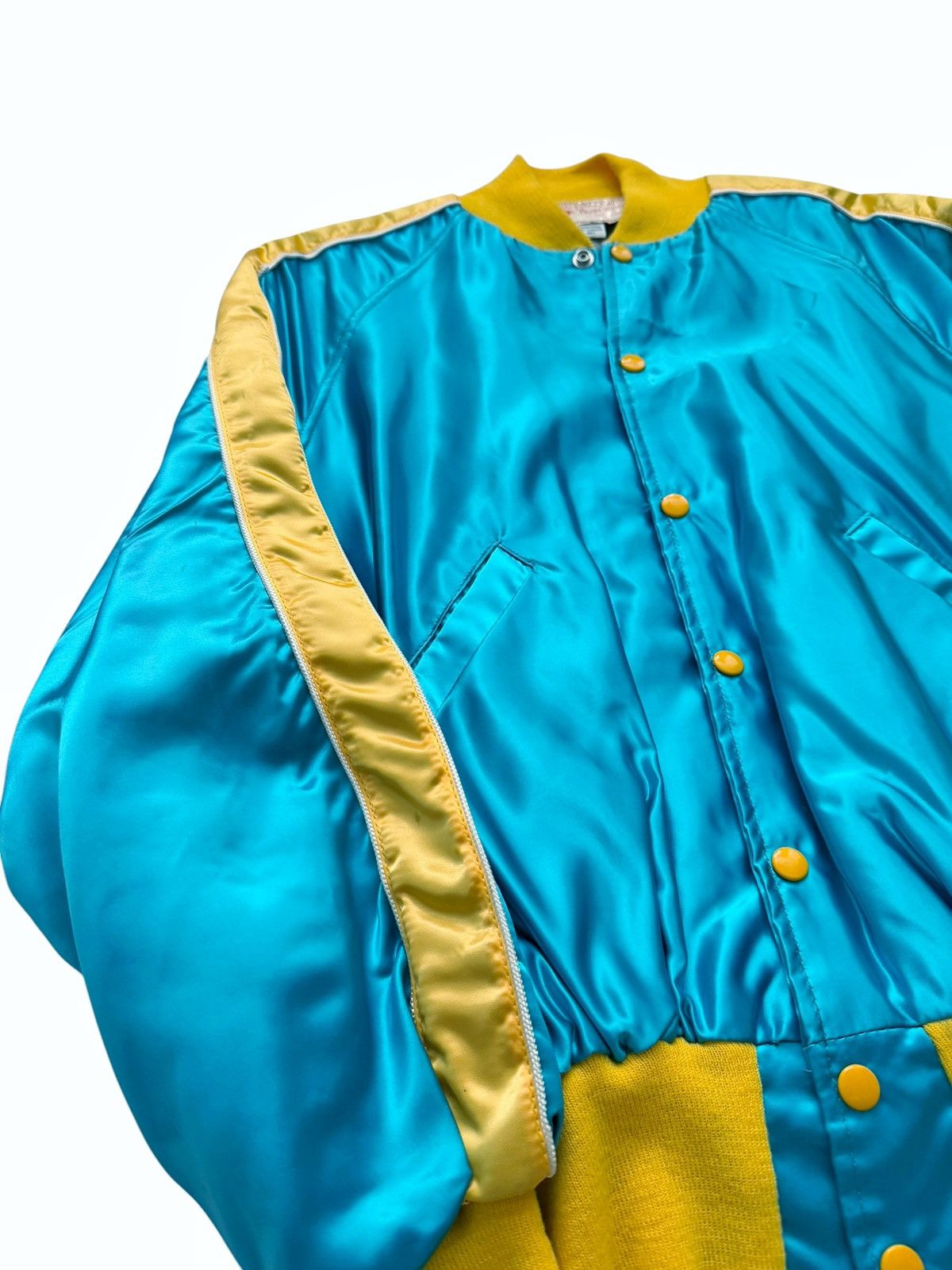 Vintage 1979 SNL Staff Satin Souvenir Jacket (Saturday Night Live) Size US L / EU 52-54 / 3 - 4 Thumbnail