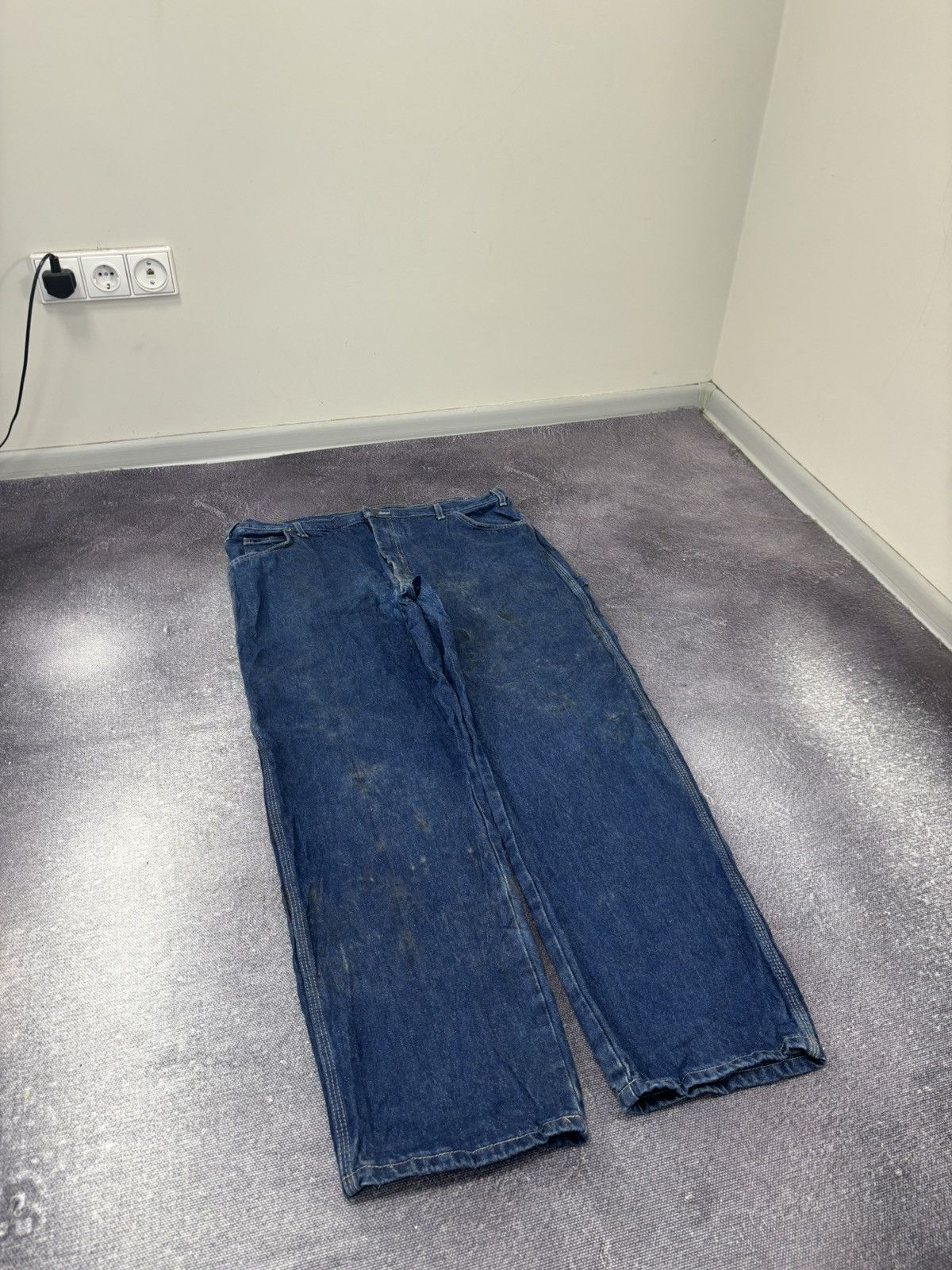 Dickies Vintage Dickies Workwear Relaxed Fit Distressed Denim Jeans Size US 40 / EU 56 - 10 Thumbnail