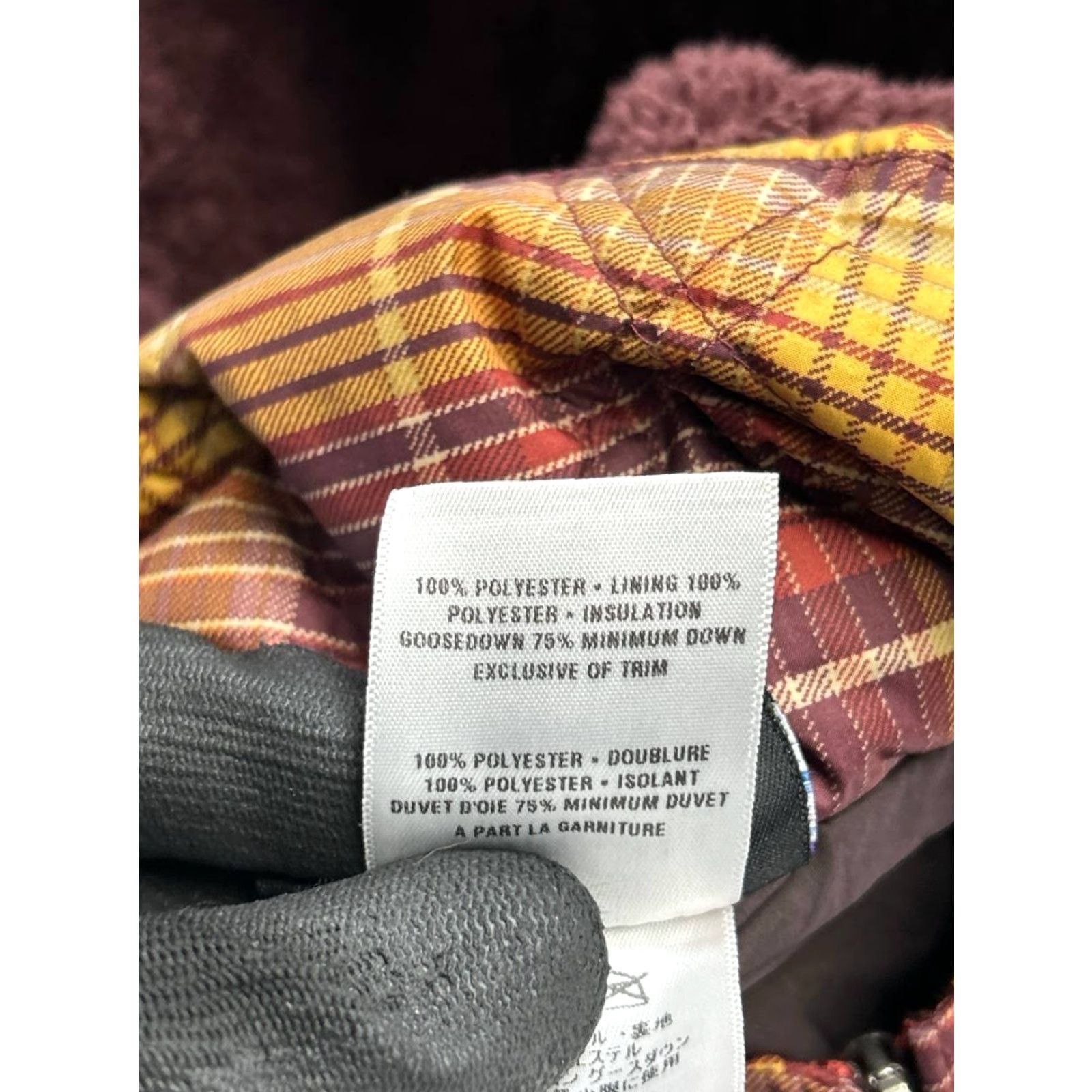Patagonia Patagonia Down With It Vest Womens Medium Red Headlands Plaid Hooded Insulated Size M / US 6-8 / IT 42-44 - 7 Thumbnail