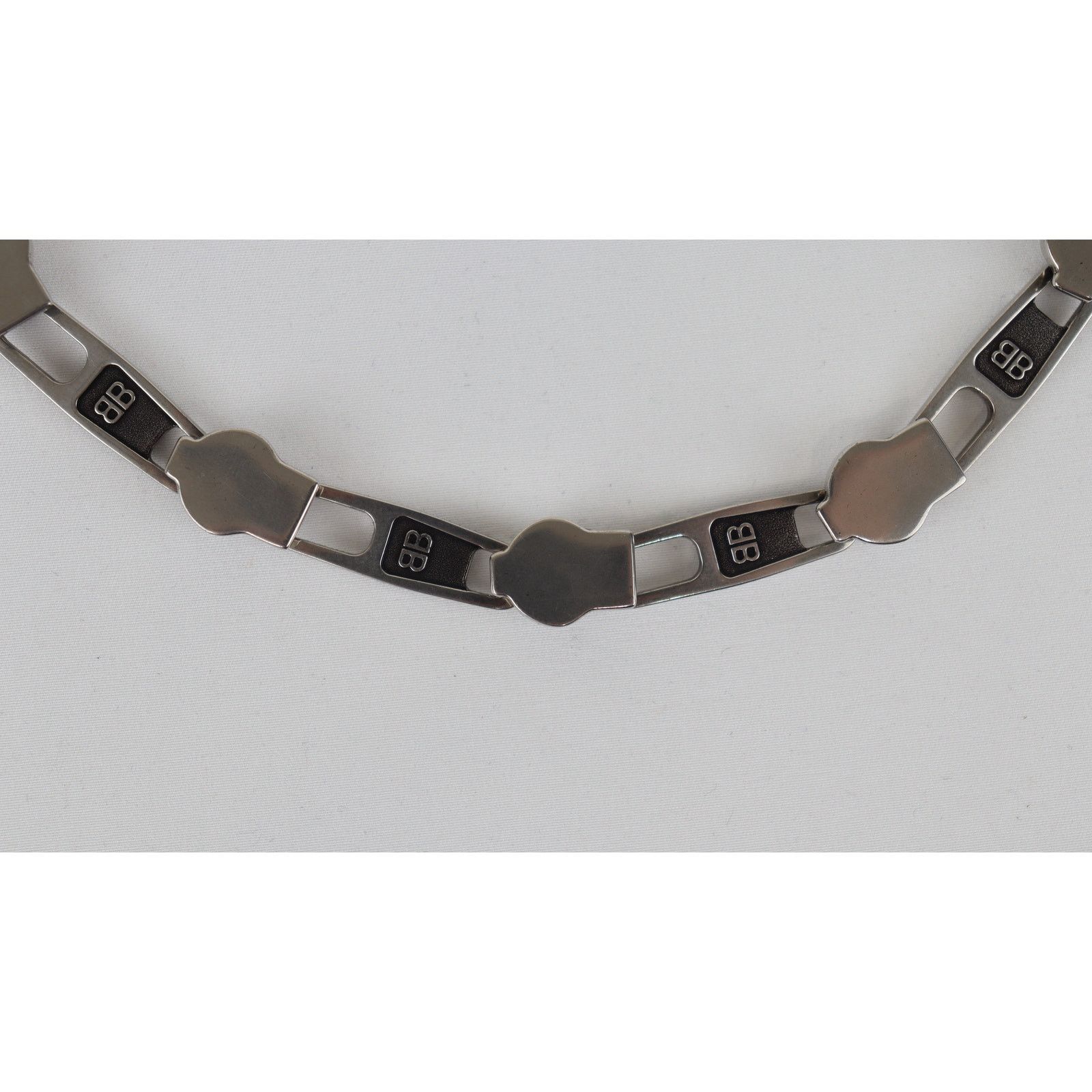 Balenciaga o1rshd1 Size: OS / Dup / Silver Plated Necklace in Silver Size ONE SIZE - 6 Thumbnail