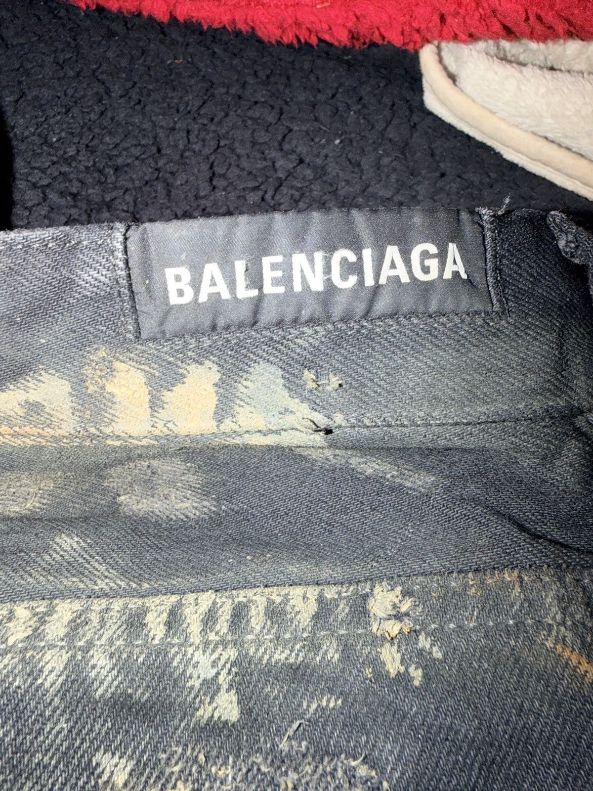 Balenciaga Balenciaga destroyed mud denim Size US 32 / EU 48 - 4 Thumbnail