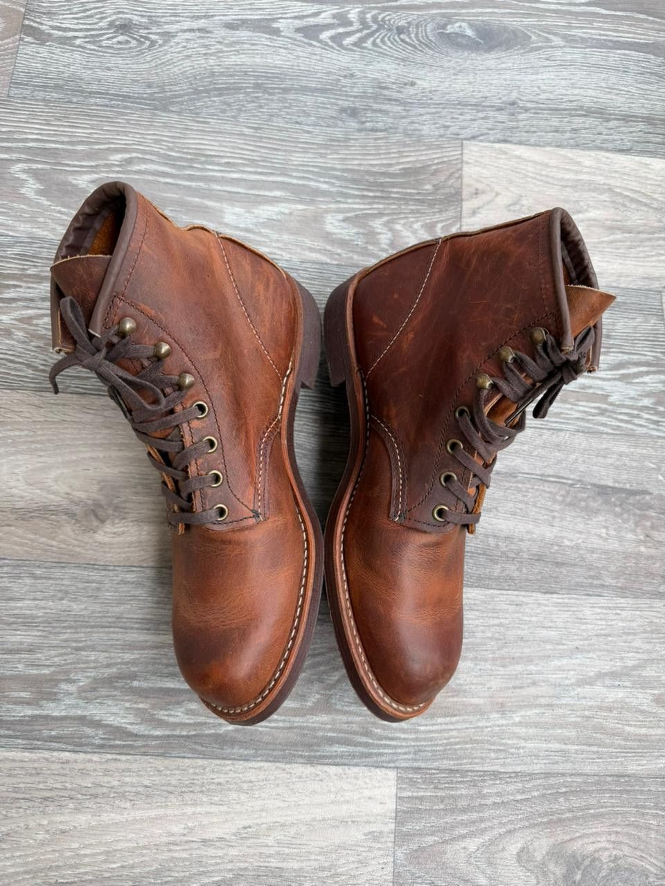 Red Wing Red Wing Blacksmith 3343 Brown Leather Boots Sz 7.5 UK Size US 8.5 / EU 41-42 - 8 Thumbnail