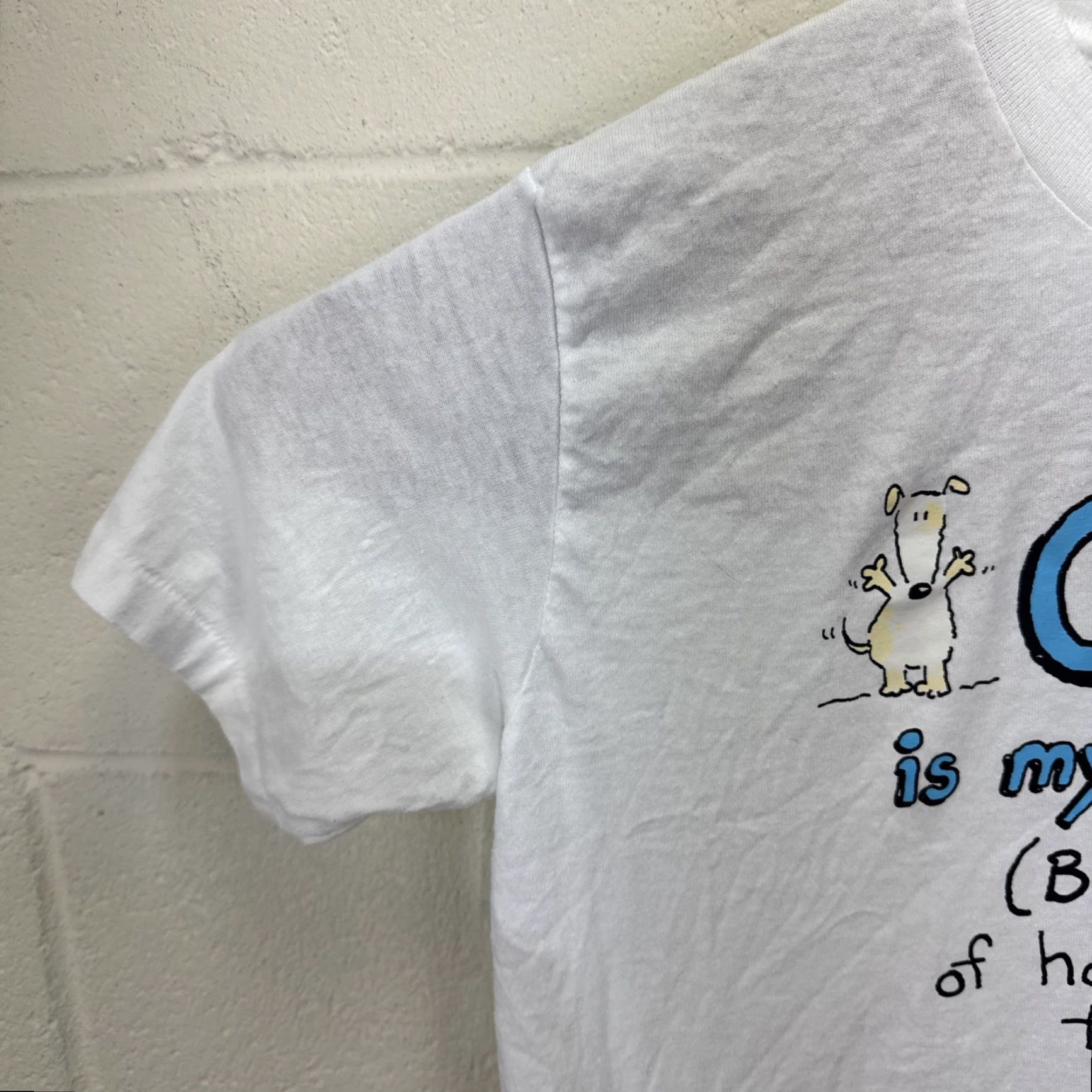 CHOCOOLATE VINTAGE Hallmark Shoebox Greetings T-Shirt White Cotton Unisex Adults Medium White Cartoon Dog 90s Fun Casual Size M / US 6-8 / IT 42-44 - 5 Thumbnail