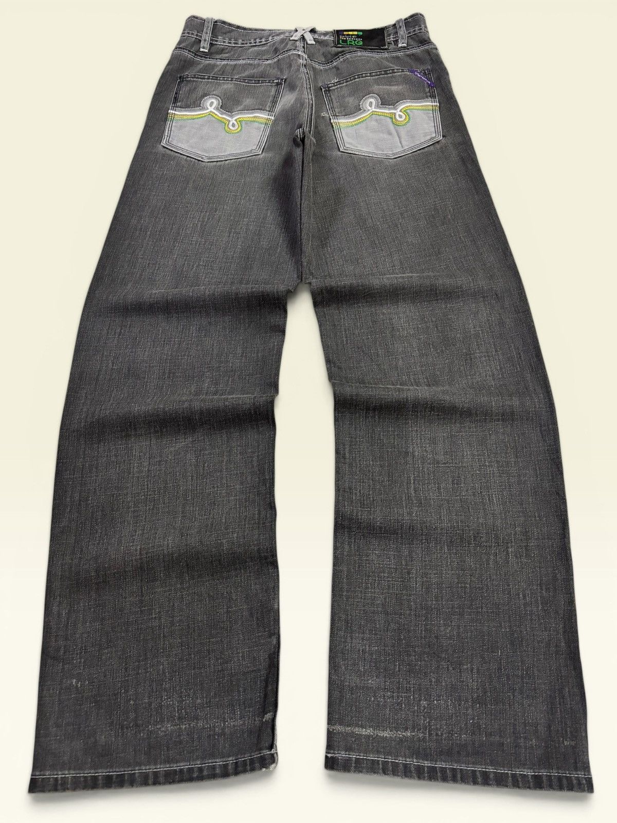 LRG Vtg LRG Gray Colour of The Season Baggy Loose Fit Jeans Size US 30 / EU 46 - 2 Thumbnail