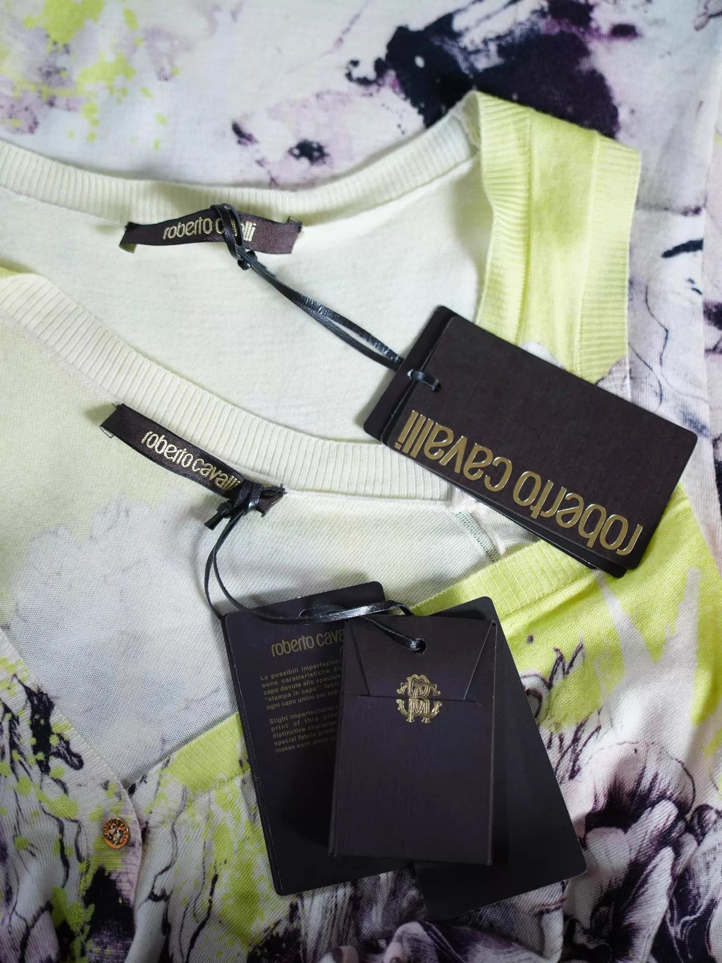 Roberto Cavalli Roberto Cavalli Silk-Wool Printed Vest-Cardigan Italy 40 Size S / US 4 / IT 40 - 4 Thumbnail