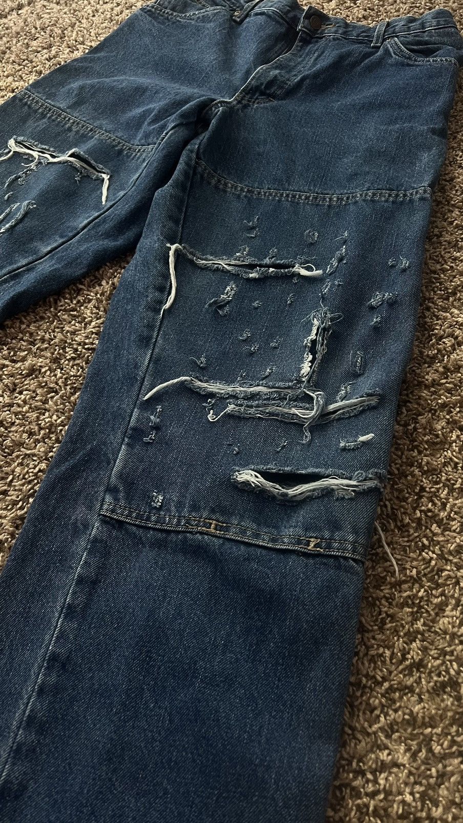Dickies × Vintage Vintage Dickies Double knee workwear jeans pants Size US 36 / EU 52 - 3 Thumbnail