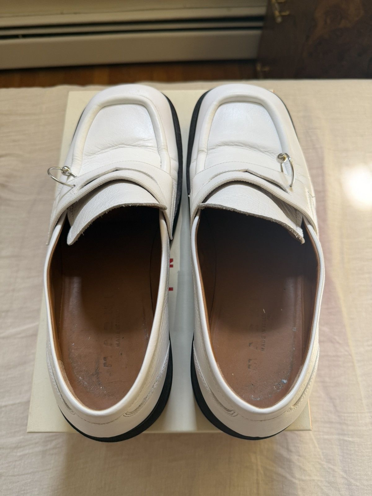 Marni Marni Square Toe Pierced Moccasin / Loafer Size US 11 / EU 44 - 8 Thumbnail