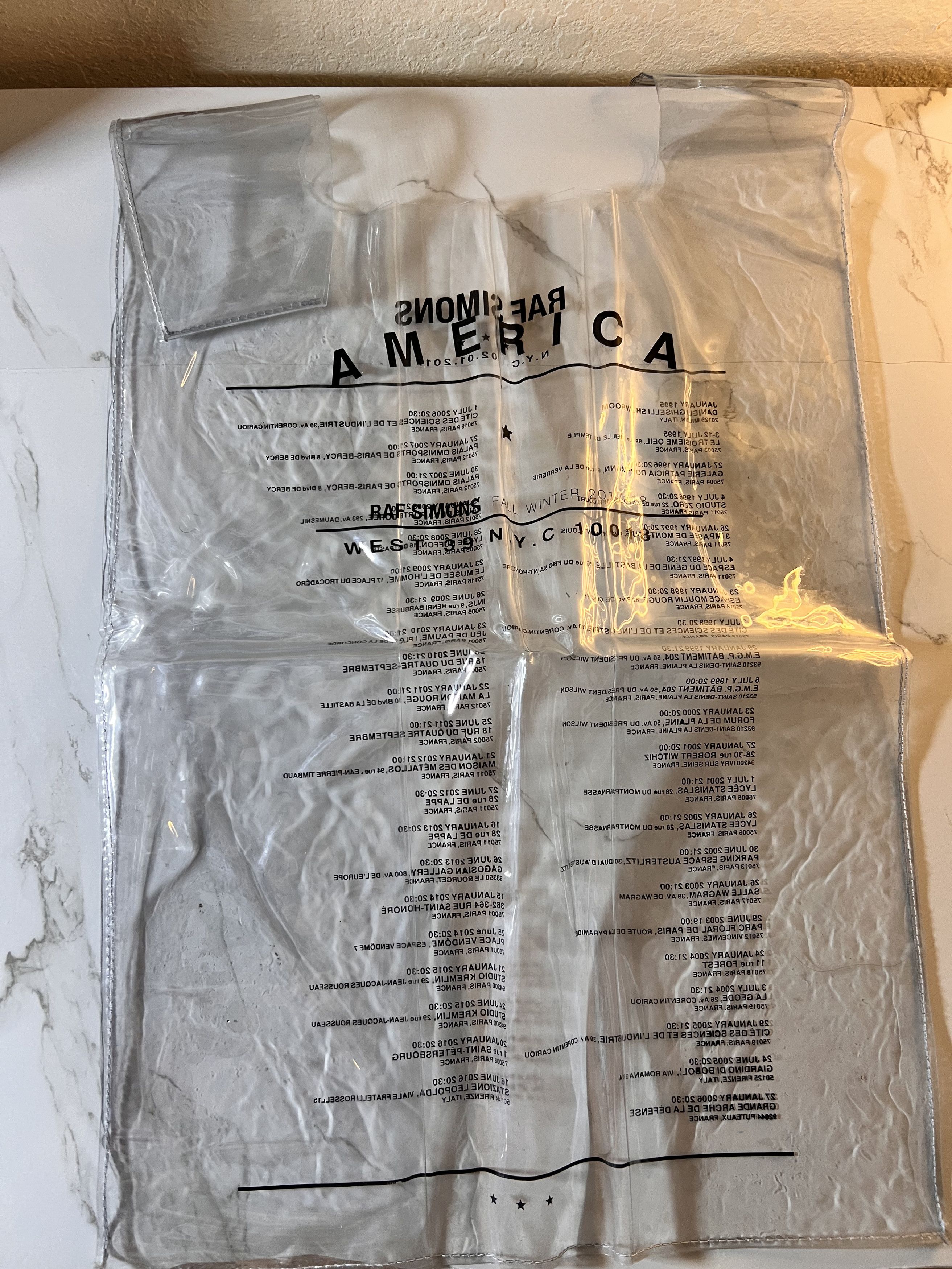 Raf Simons Raf Simons Transparent Shopping Bag Size ONE SIZE - 3 Thumbnail