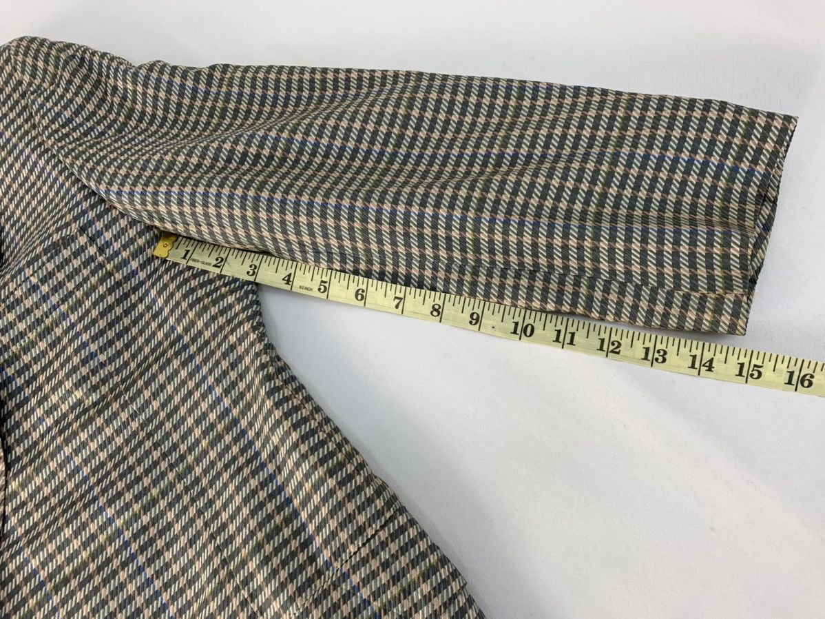 Burberry 90s Burberrys Prestige Collection Pure Silk Checked Coat Size US M / EU 48-50 / 2 - 11 Thumbnail