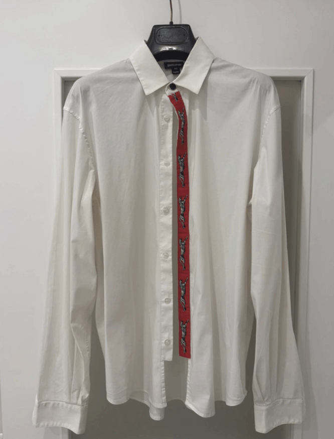 Just Cavalli Roberto Cavalli Shirt Blouse Top Printed Graphic 90s EX0163 Size US M / EU 48-50 / 2 - 1 Thumbnail