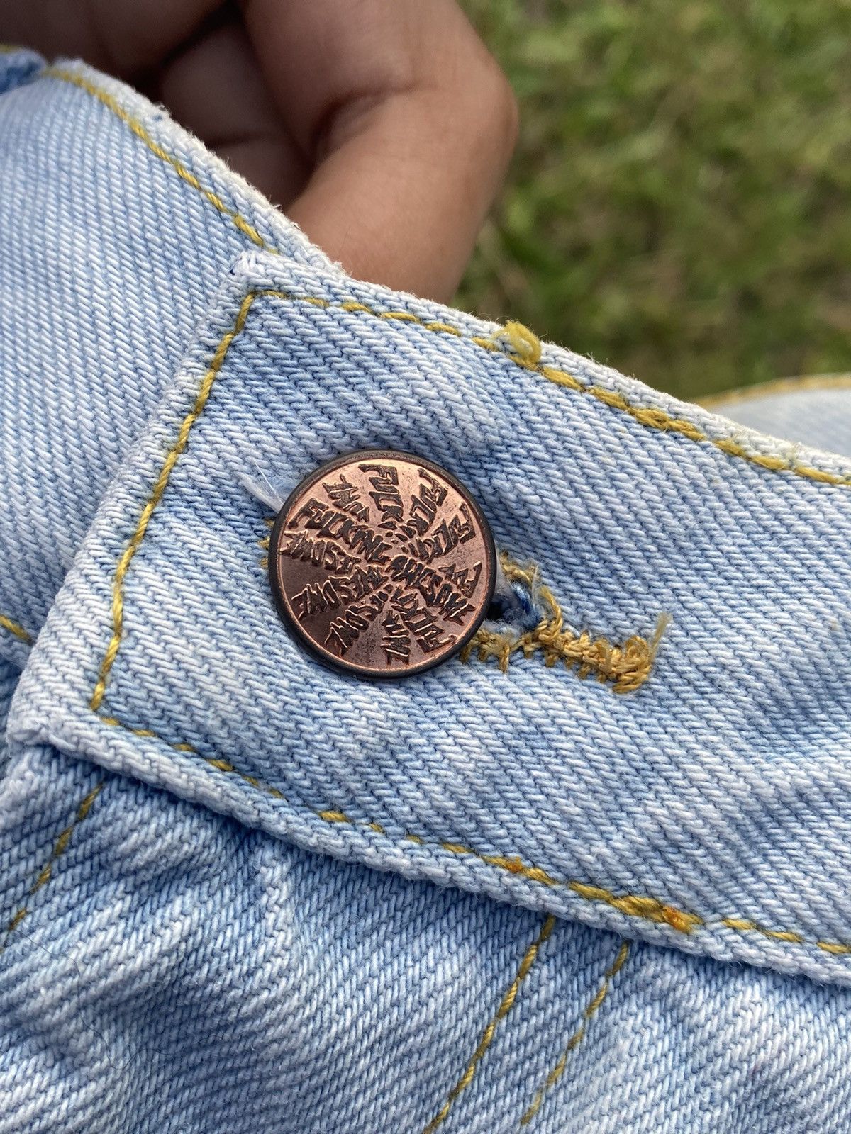Fucking Awesome Fucking Awesome Hammerlee Jeans 30 waist soft blue Size US 30 / EU 46 - 7 Thumbnail