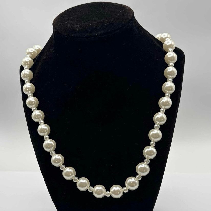 Other Cream Pearl Time Tru Necklace Size ONE SIZE - 1 Thumbnail