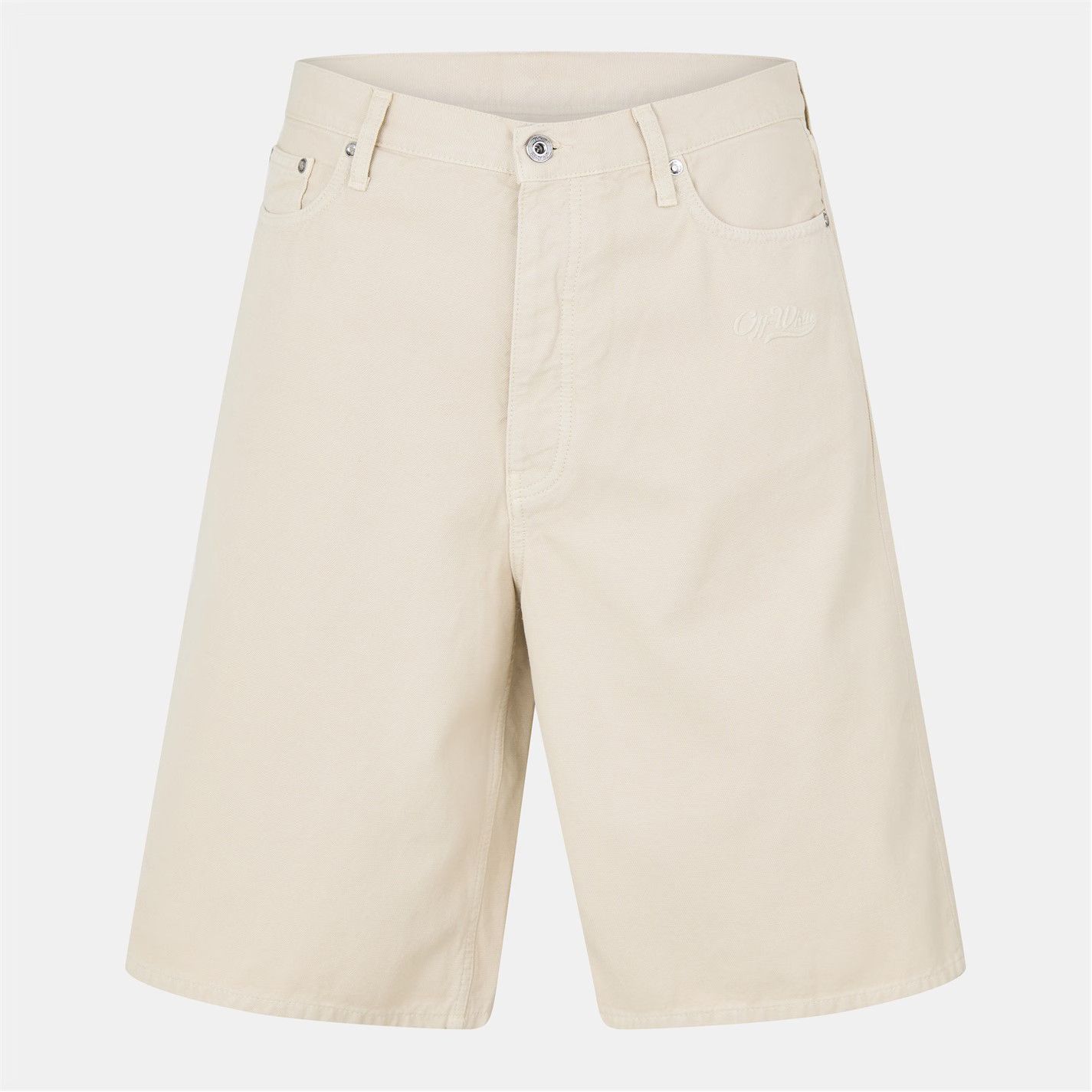 Off-White o1g2r1mq0326 Utility Shorts in Neutral Size US 30 / EU 46 - 1 Thumbnail