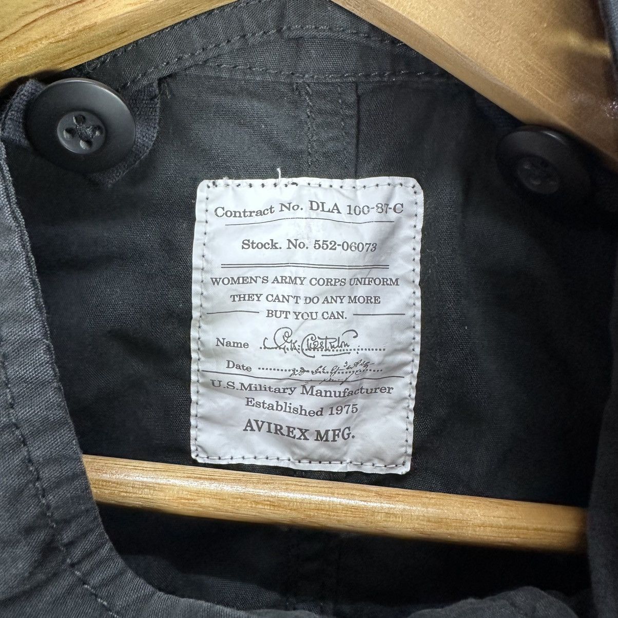 Avirex Avirex Vintage Black Parka Jacket Long Military Style Size US M / EU 48-50 / 2 - 3 Thumbnail