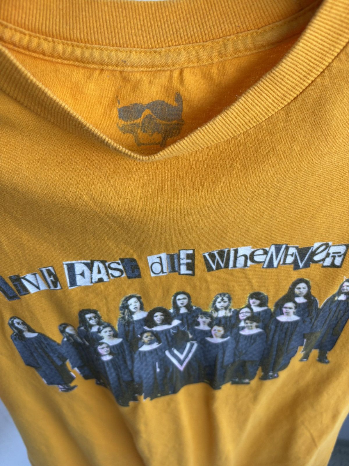 G59 Records $uicideboy$ Live Fast Die Whenever T-shirt Yellow Size US XL / EU 56 / 4 - 3 Thumbnail