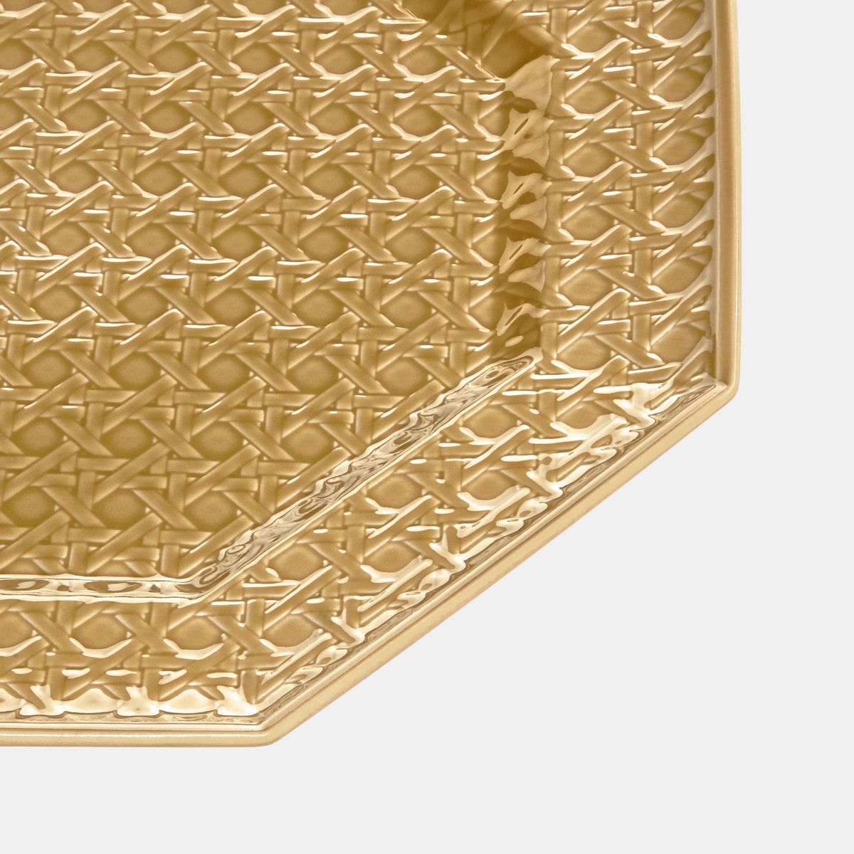Dior o1bcso1str0225 Size:OS/ Dessert Plate in Ocher Size ONE SIZE - 3 Thumbnail