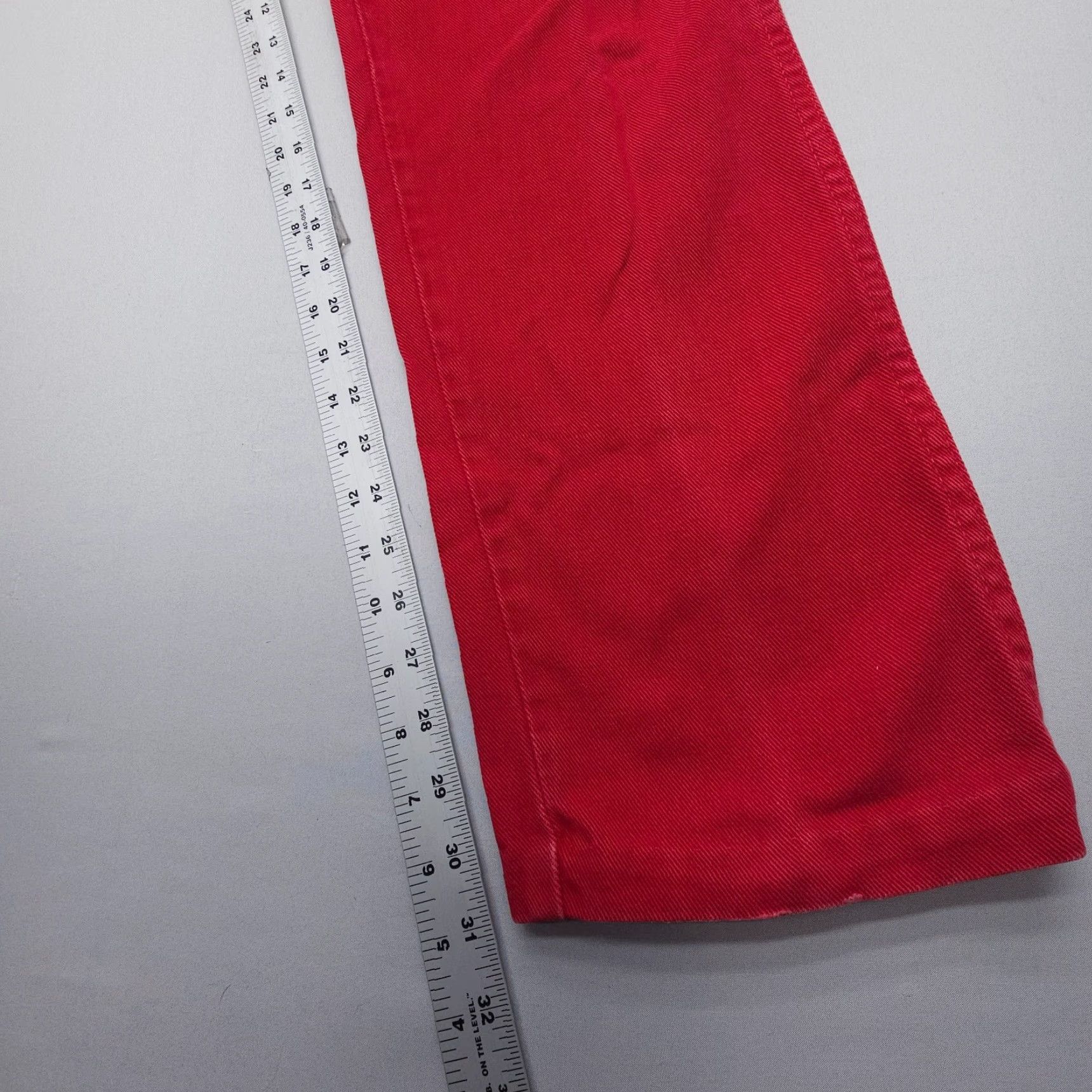 Wrangler VINTAGE Wrangler Cowboy Cut Jeans Womens 11 Red Denim 100% Cotton Western 5-Pocket Size 32" / US 10 / IT 46 - 5 Thumbnail