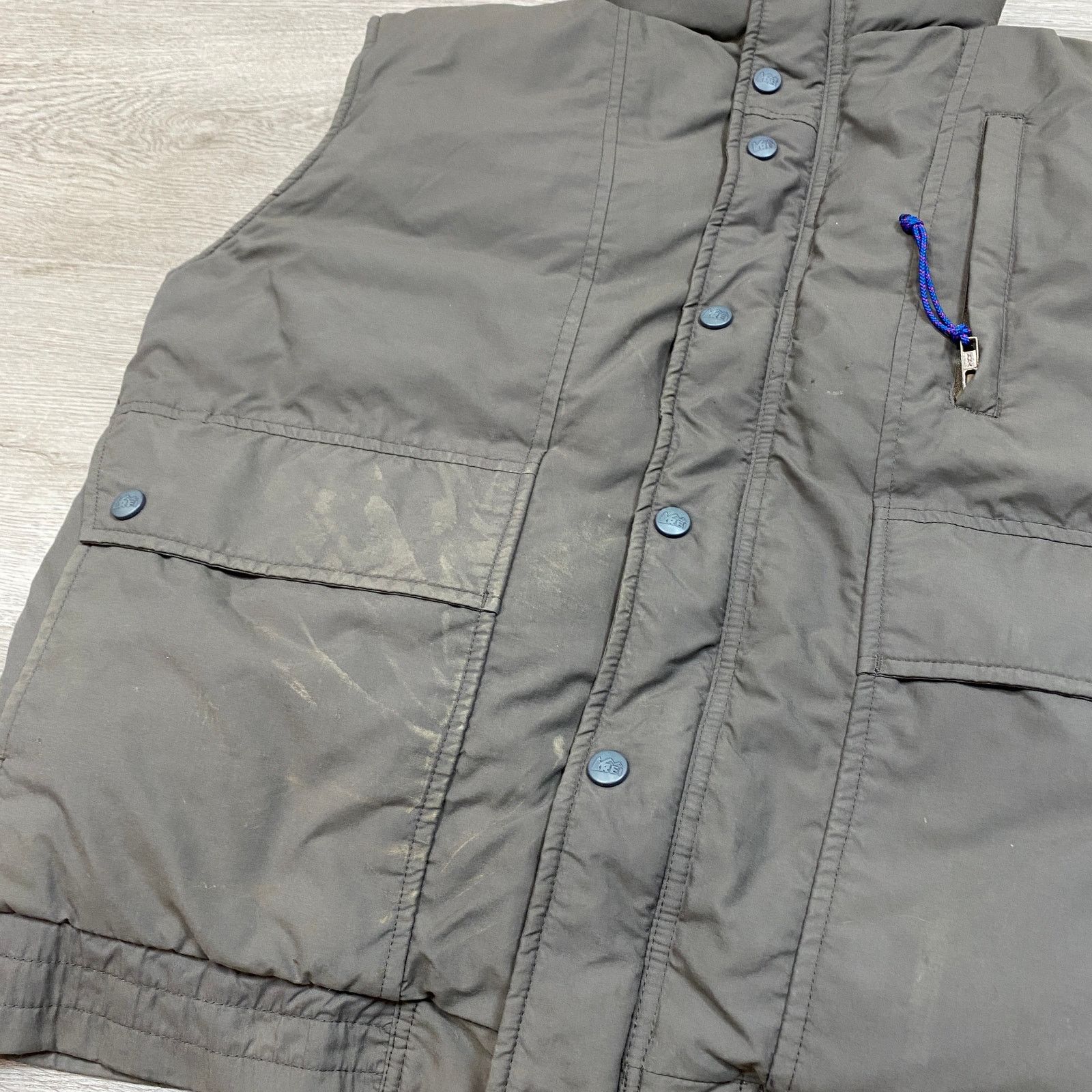 Rei × Vintage Vintage REI Co-Op Down Insulated Puffer Vest Mens L Gorpcore Size US L / EU 52-54 / 3 - 9 Thumbnail