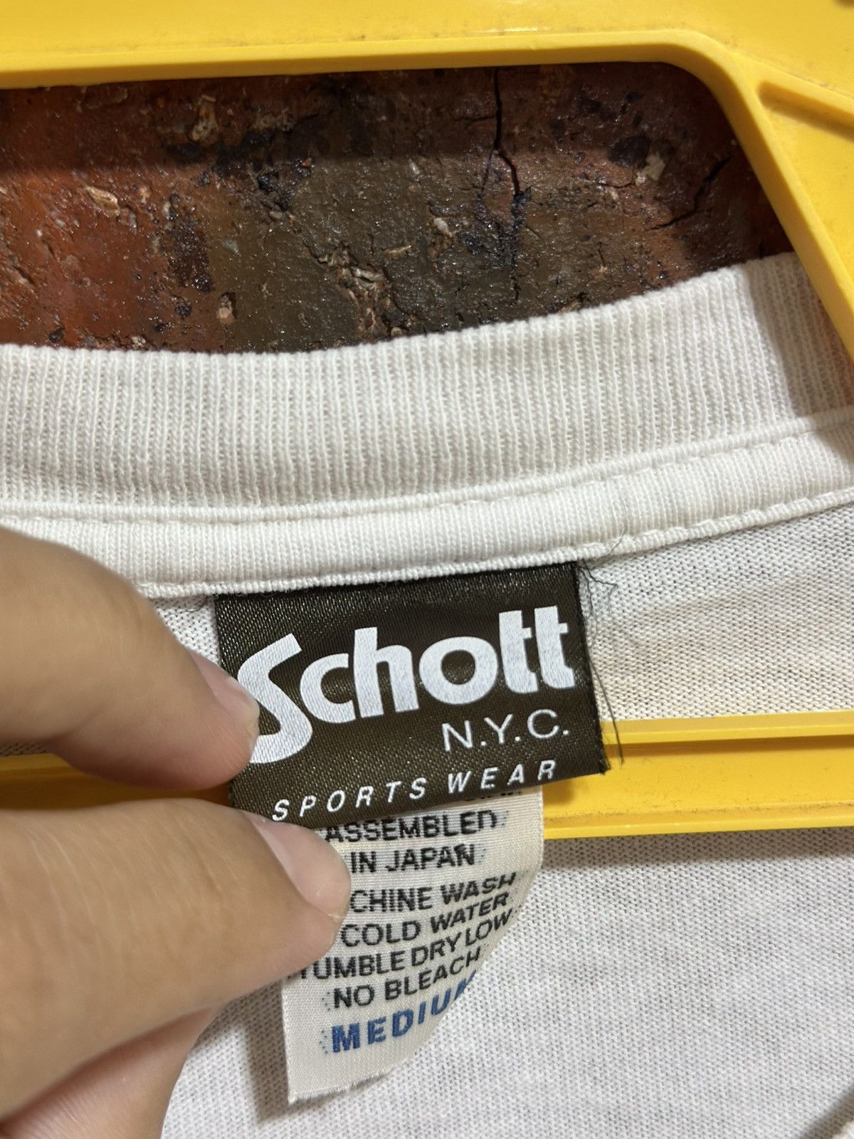 Band Tees Vintage Schott X Joe Strummer, The Clash Faded Tee Size US M / EU 48-50 / 2 - 8 Thumbnail