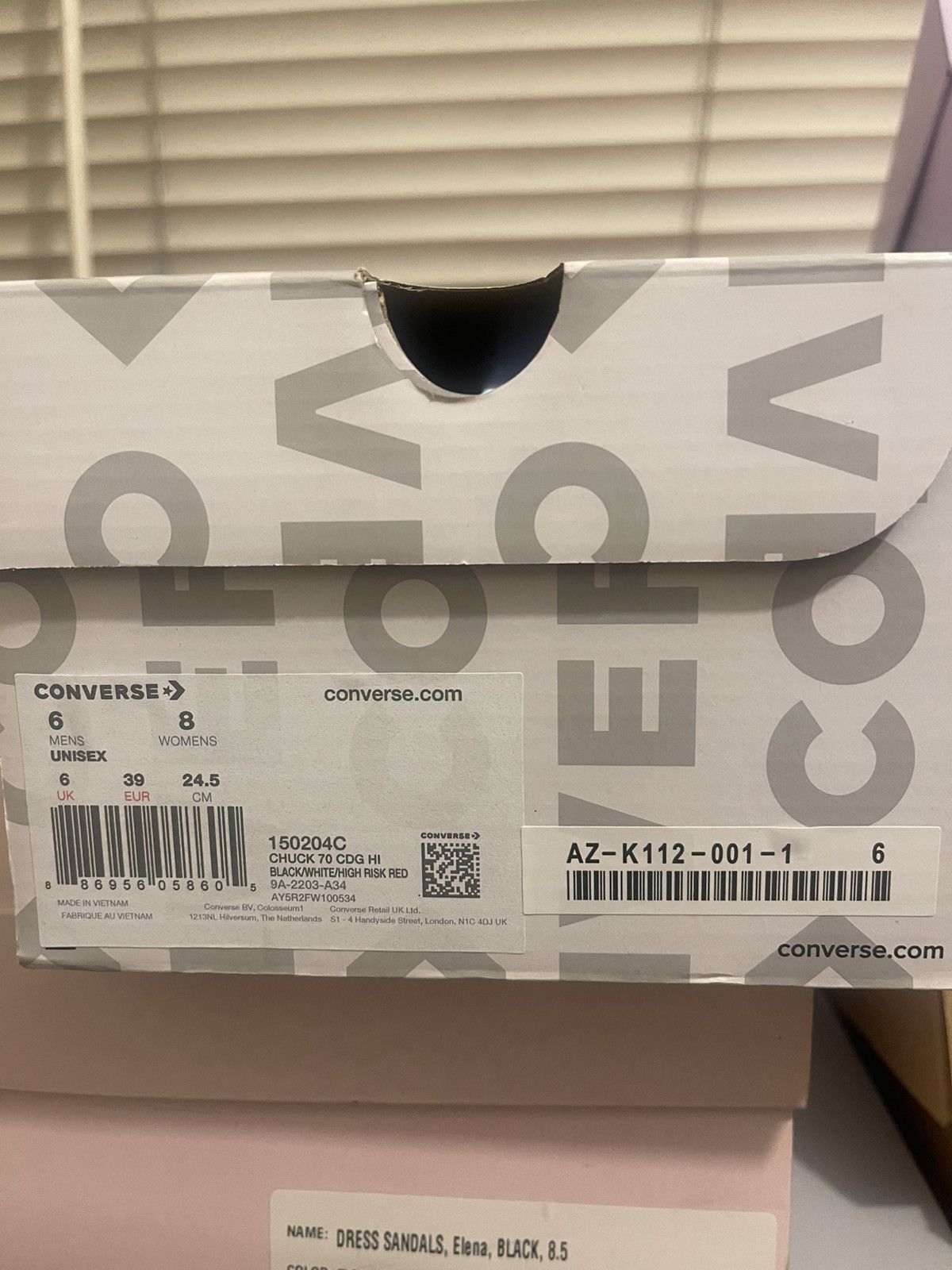 Comme des Garcons COMME DES GARÇONS PLAY Black Converse Size US 6 / EU 39 - 6 Thumbnail