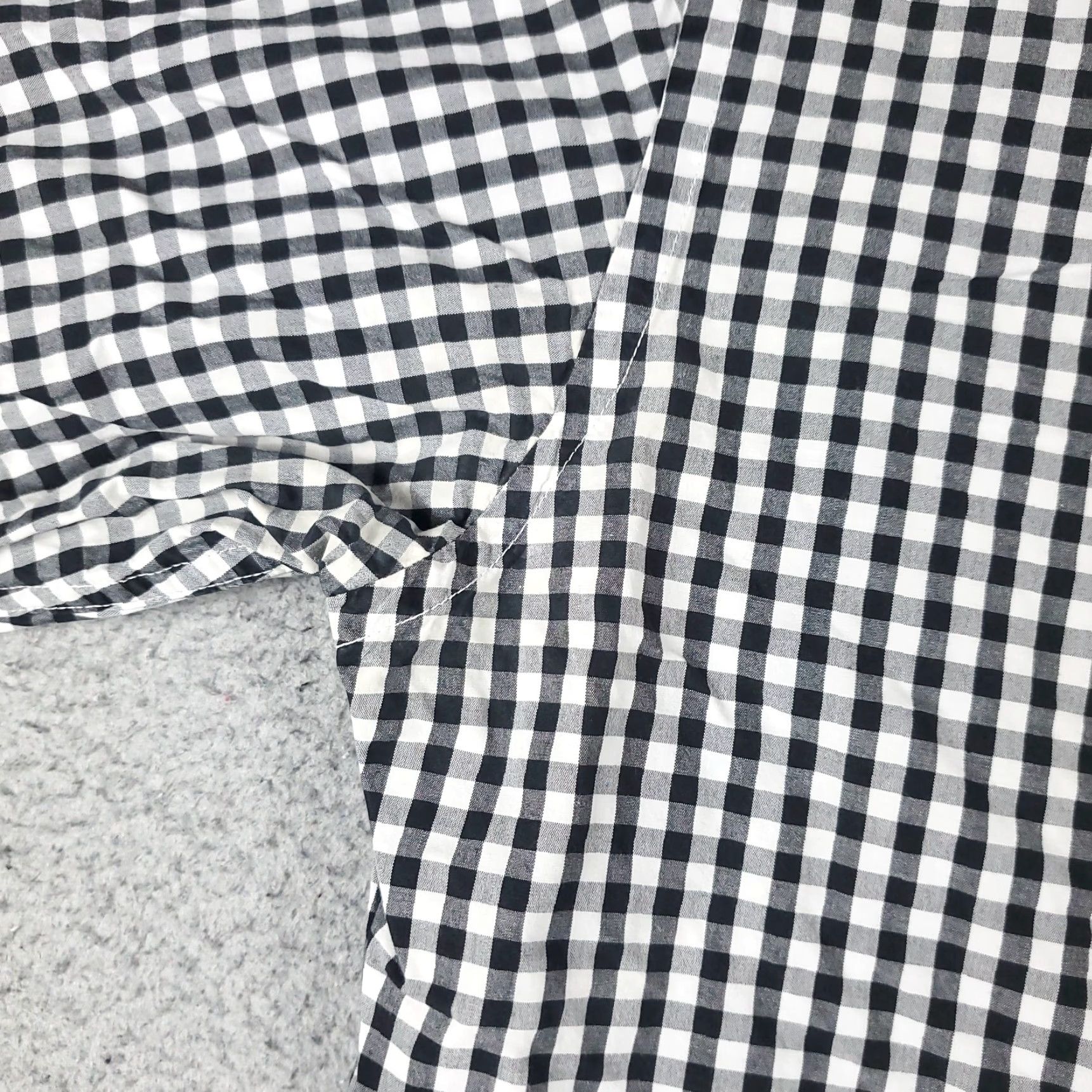 Tommy Hilfiger Tommy Hilfiger Button-Up Shirt Mens XL Gray Black White Check Long Sleeve Size US XL / EU 56 / 4 - 3 Thumbnail