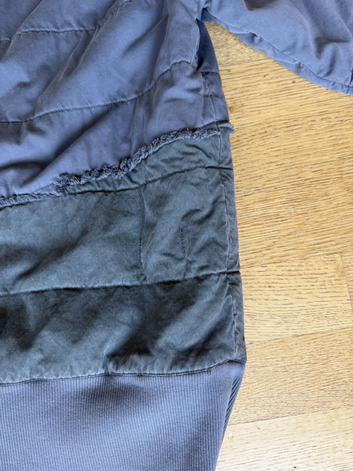 Greg Lauren NWOT 2500$ 50/50 Quilted Charcoal Flight Jacket Size US L / EU 52-54 / 3 - 25 Thumbnail