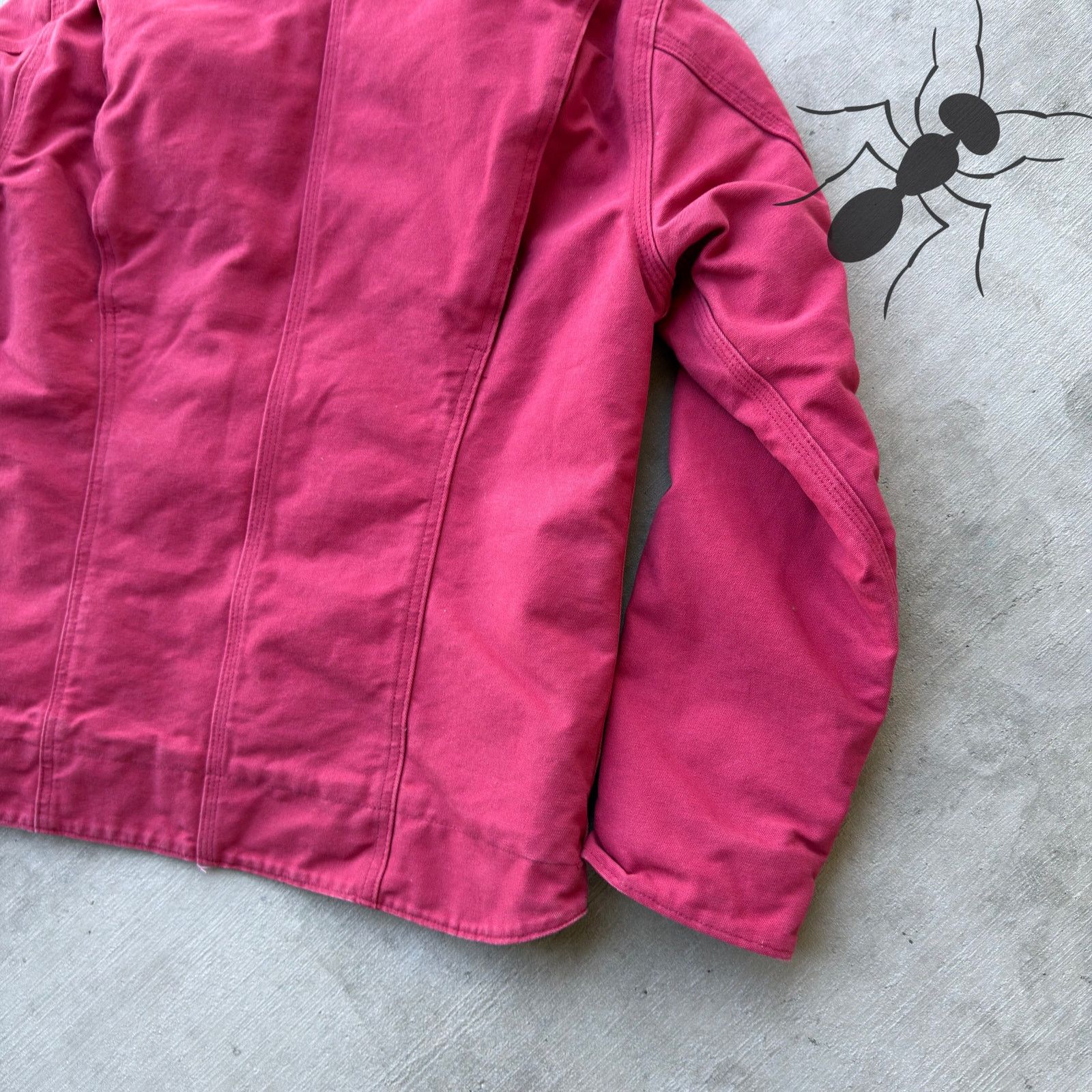 Carhartt × Vintage Vintage Y2K Carhartt WOMENS WJ141 pink Sierra work jacket Size US S / EU 44-46 / 1 - 8 Thumbnail