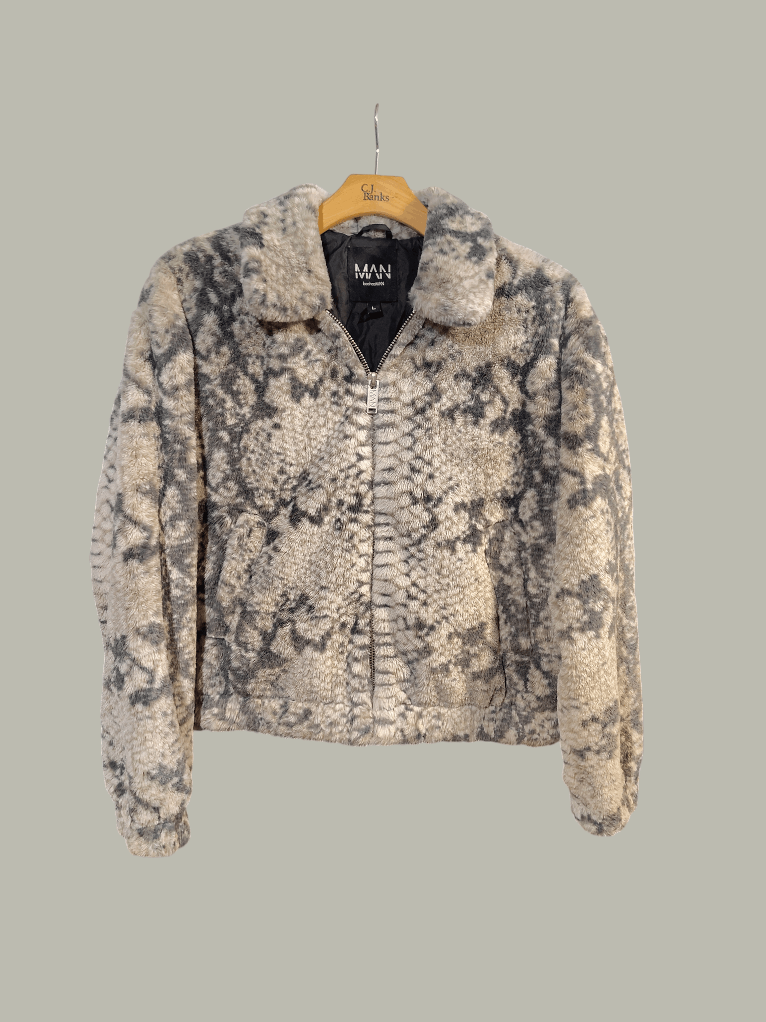 Boohoo Fur bomber jacket Size US L / EU 52-54 / 3 - 2 Thumbnail